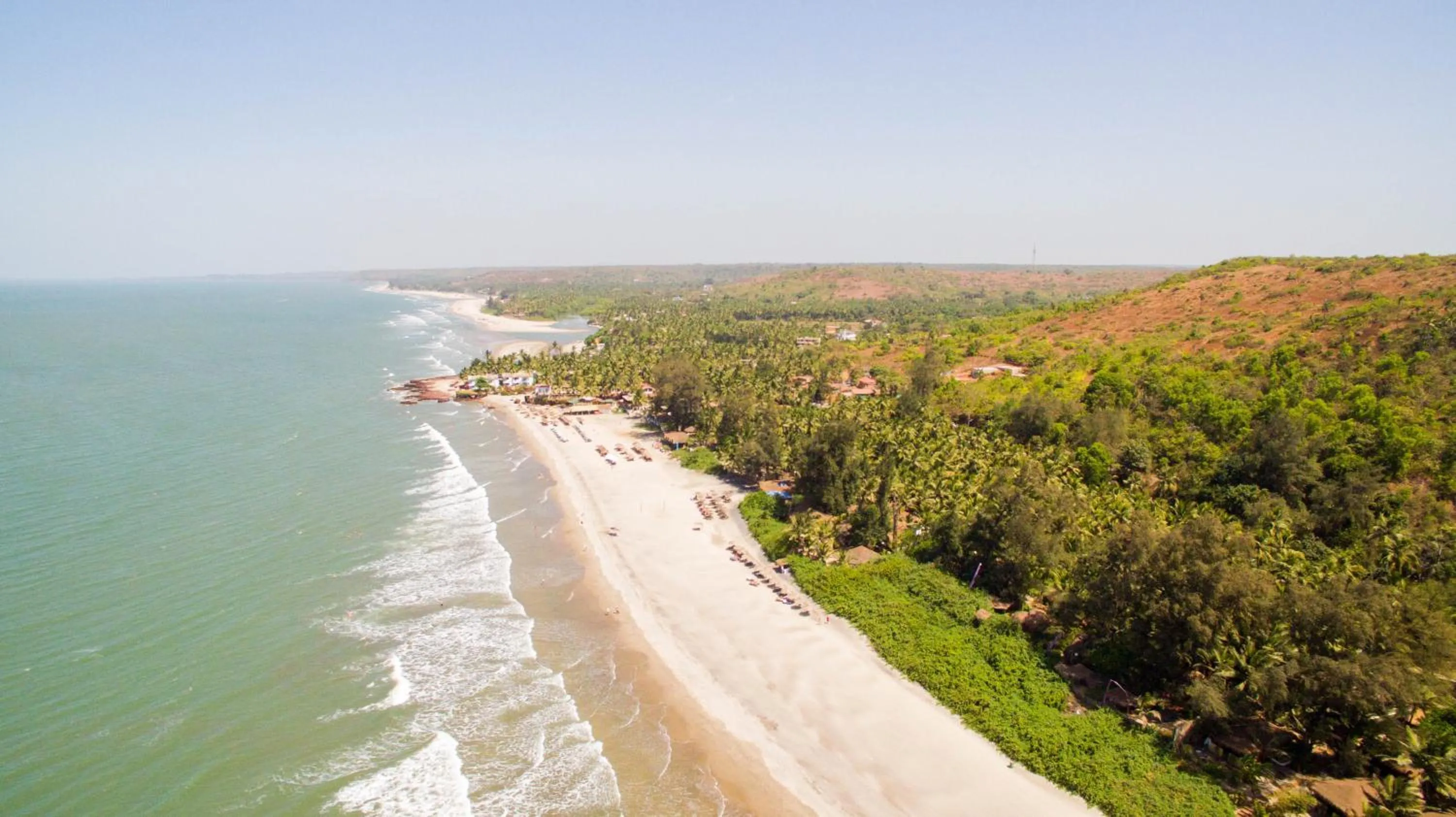 Bird's eye view in Anahata Retreat Beach Front Ashwem Goa
