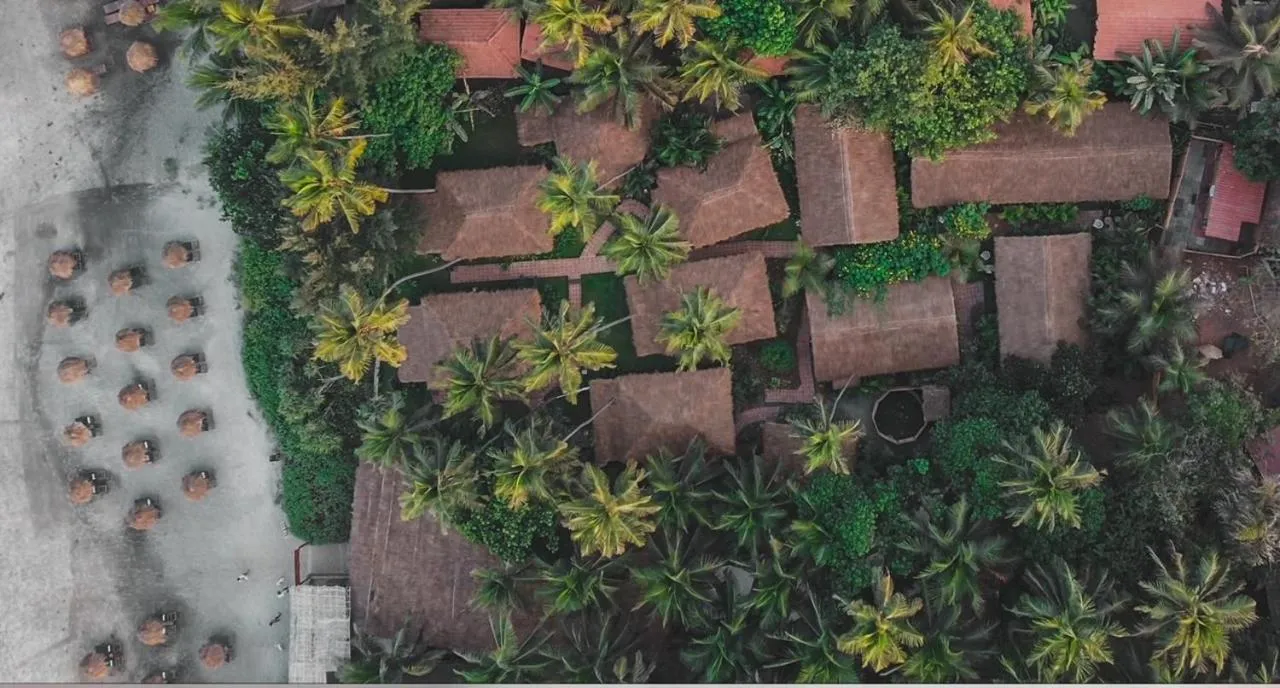 Bird's eye view in Anahata Retreat Beach Front Ashwem Goa