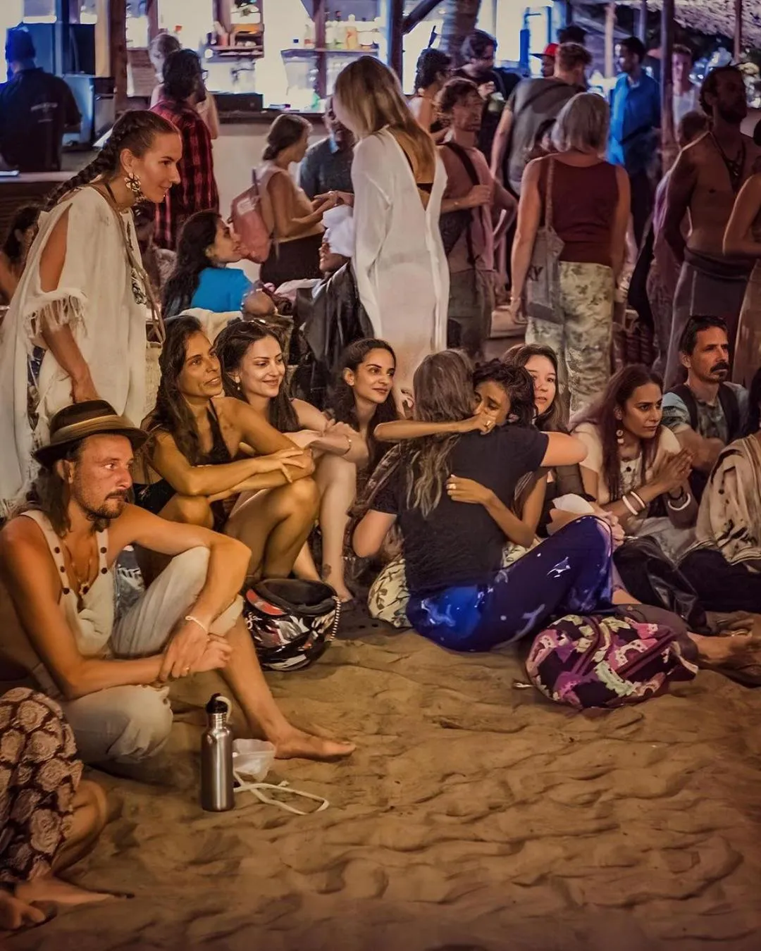 group of guests in Anahata Retreat Beach Front Ashwem Goa