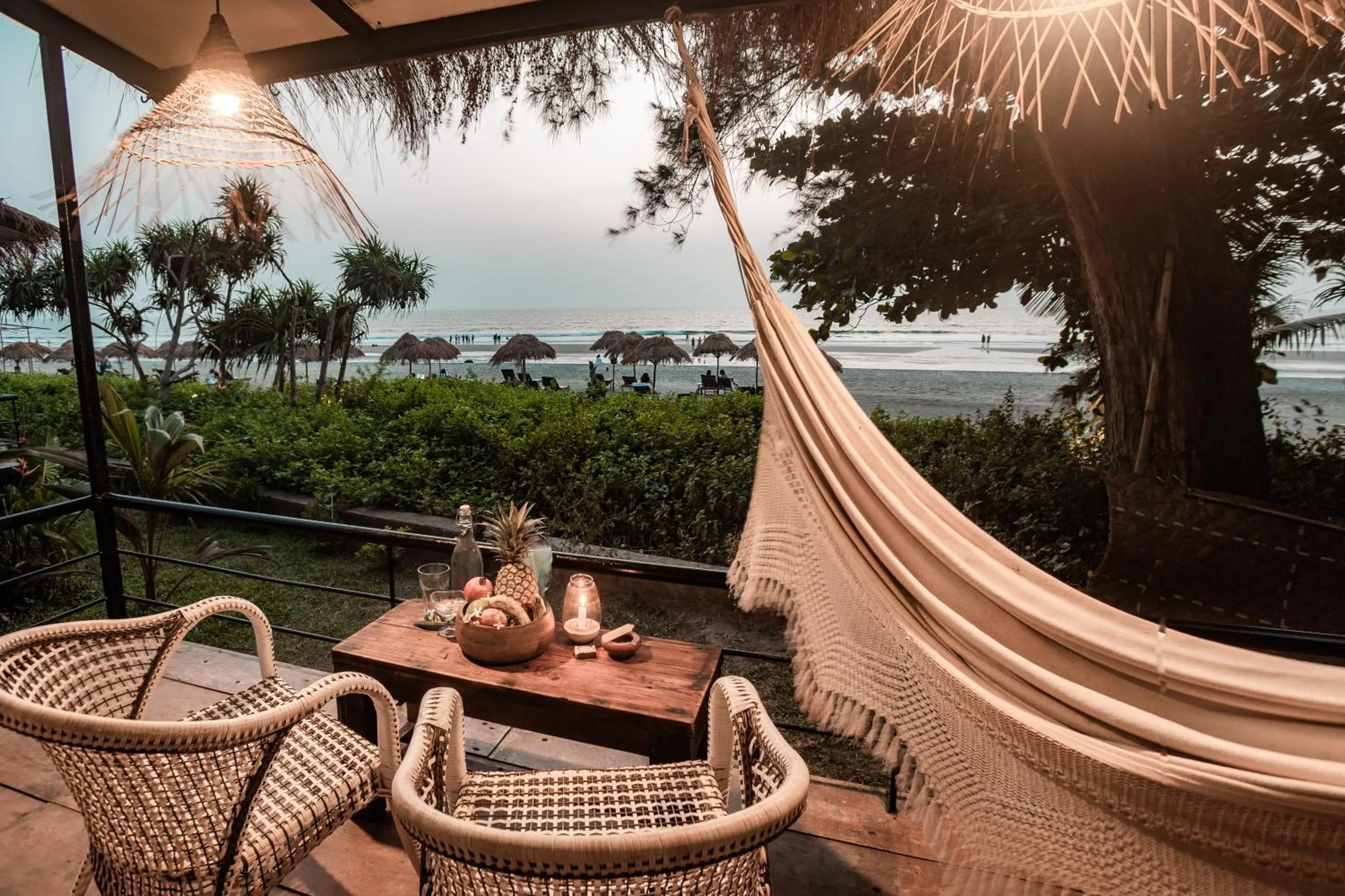 View (from property/room) in Anahata Retreat Beach Front Ashwem Goa