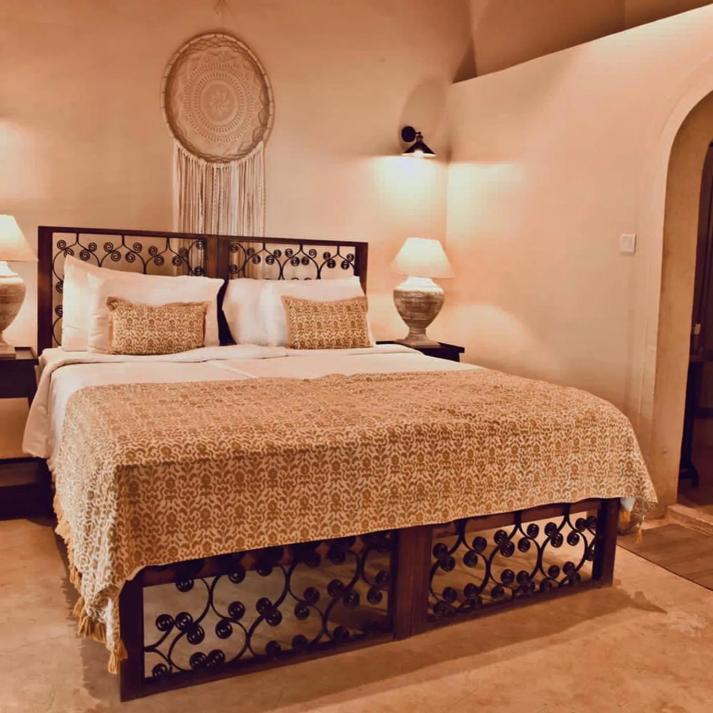 Bedroom, Bed in Anahata Retreat Beach Front Ashwem Goa