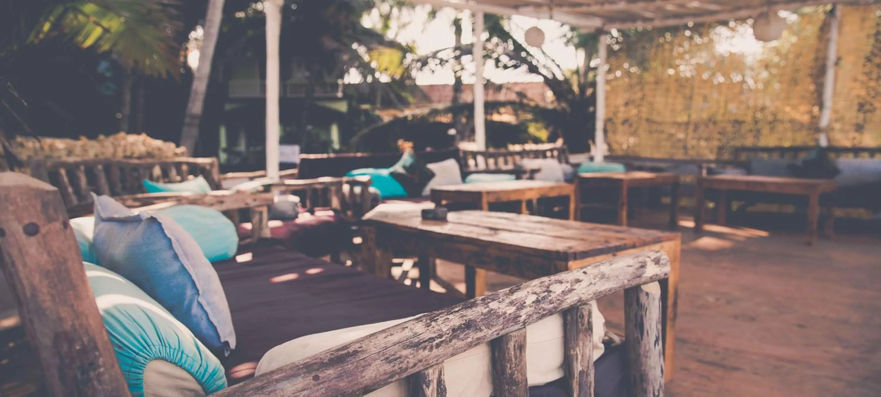 Patio in Anahata Retreat Beach Front Ashwem Goa