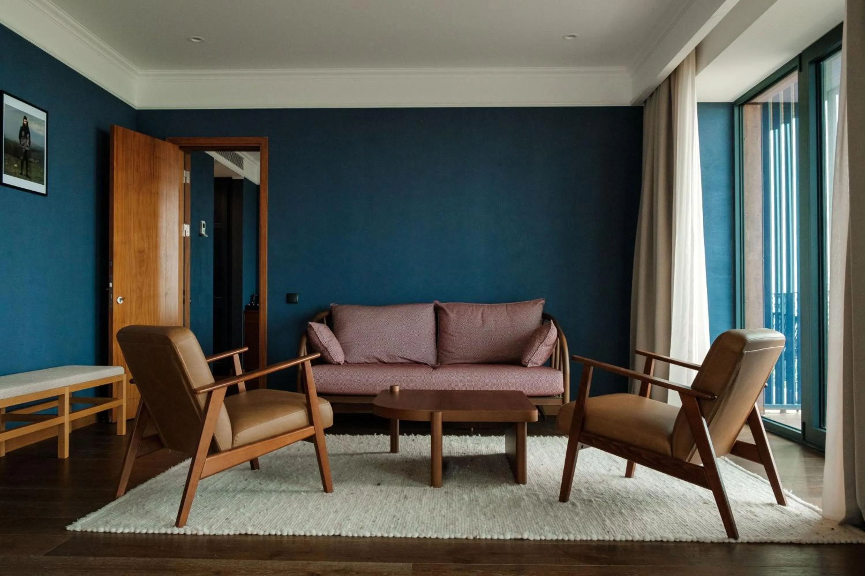 Living room in BODBE Hotel