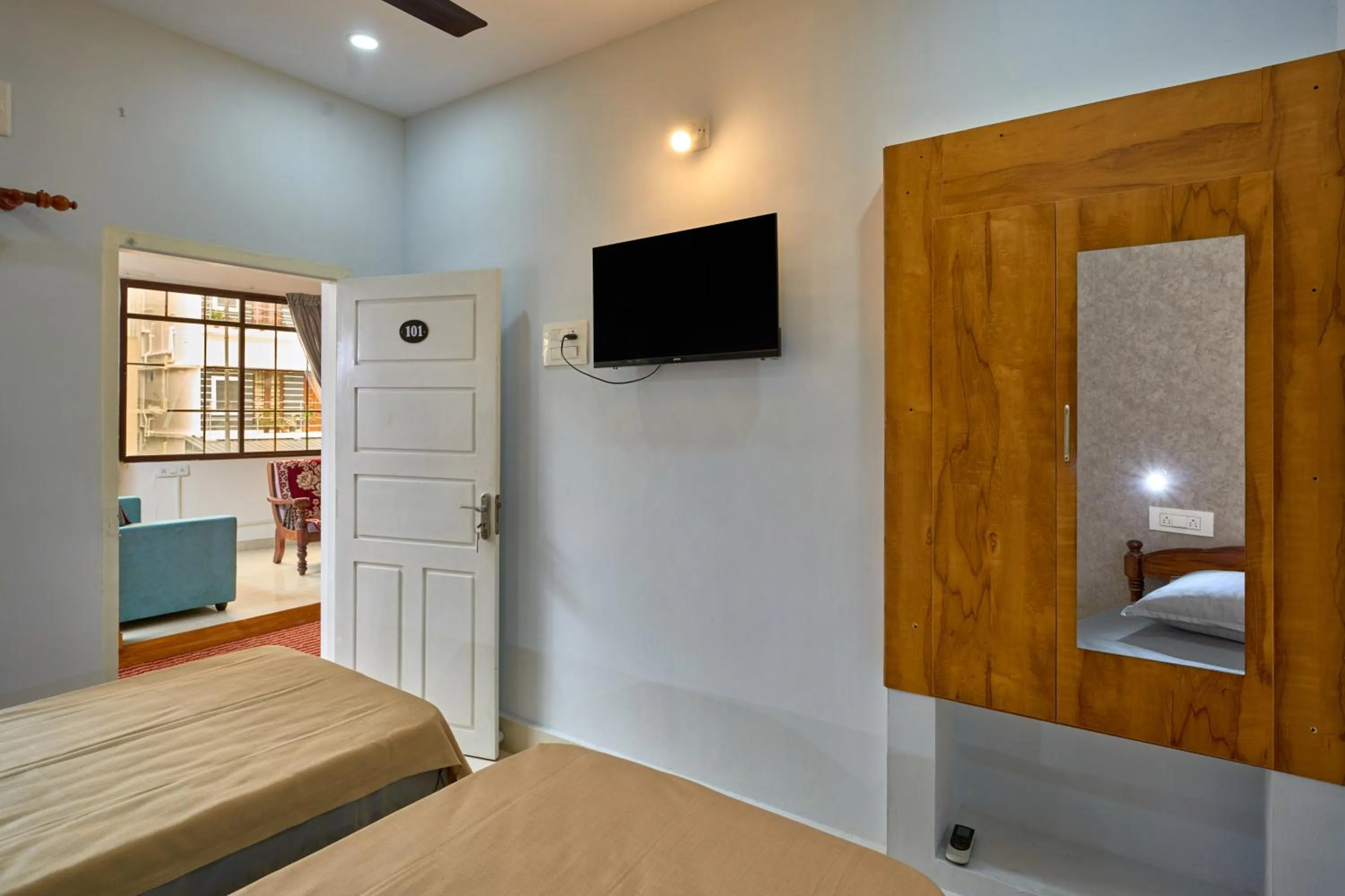 Bedroom, Bed in Panakal Residency, Fort Kochi