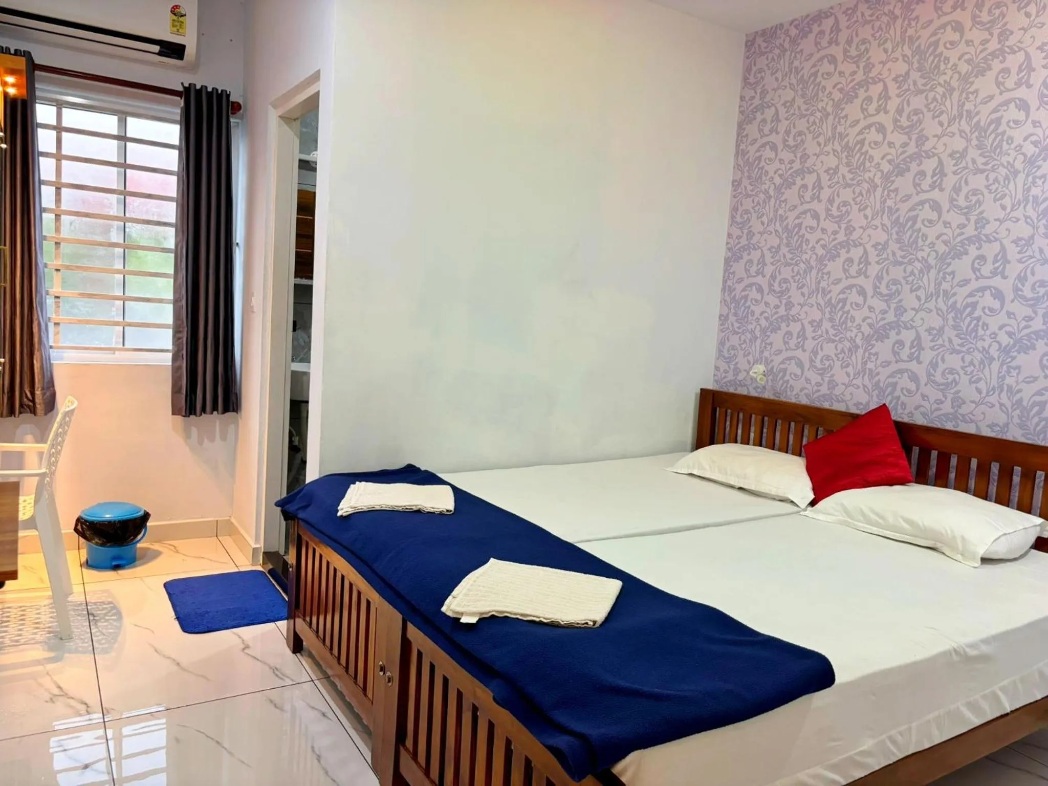 Bed in Panakal Residency, Fort Kochi