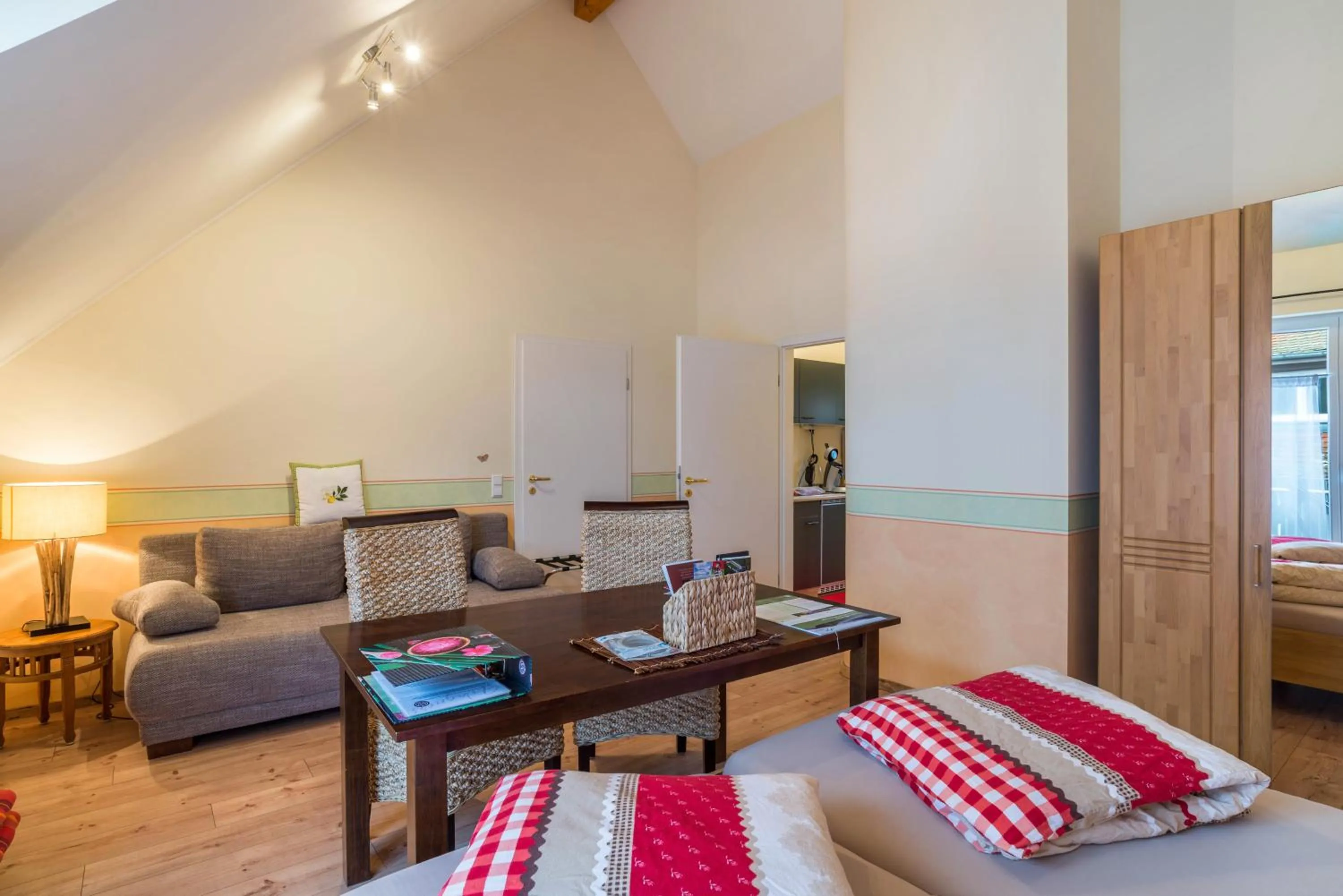 Bed in SCHUSTERjunge Aparthotel