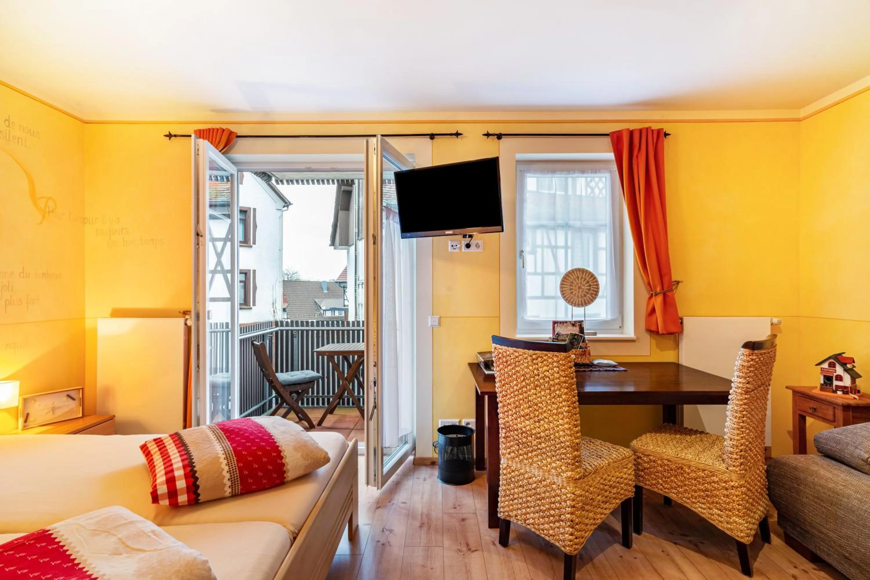 Bed in SCHUSTERjunge Aparthotel