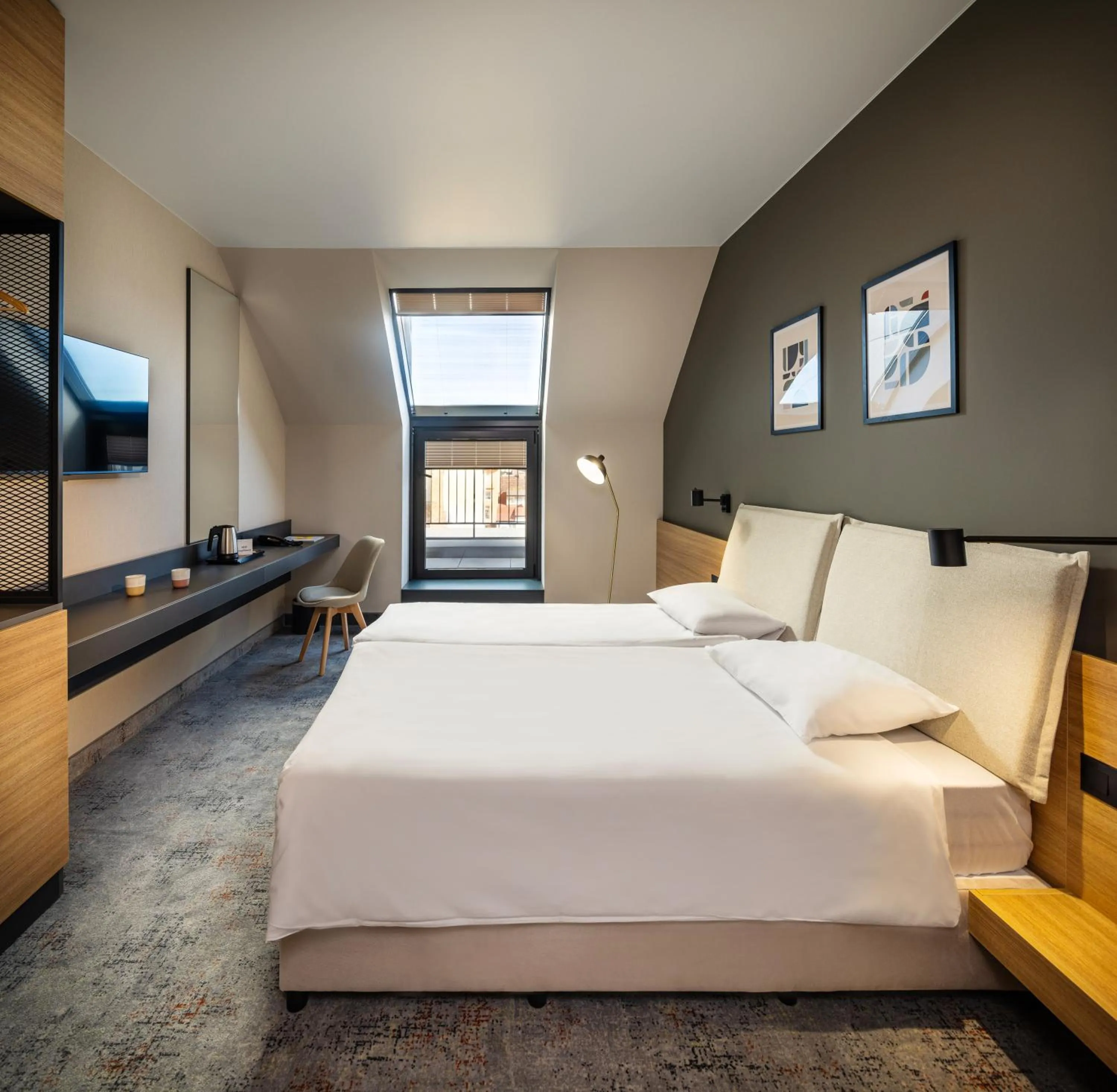 Bed in B1 Downtown Hotel