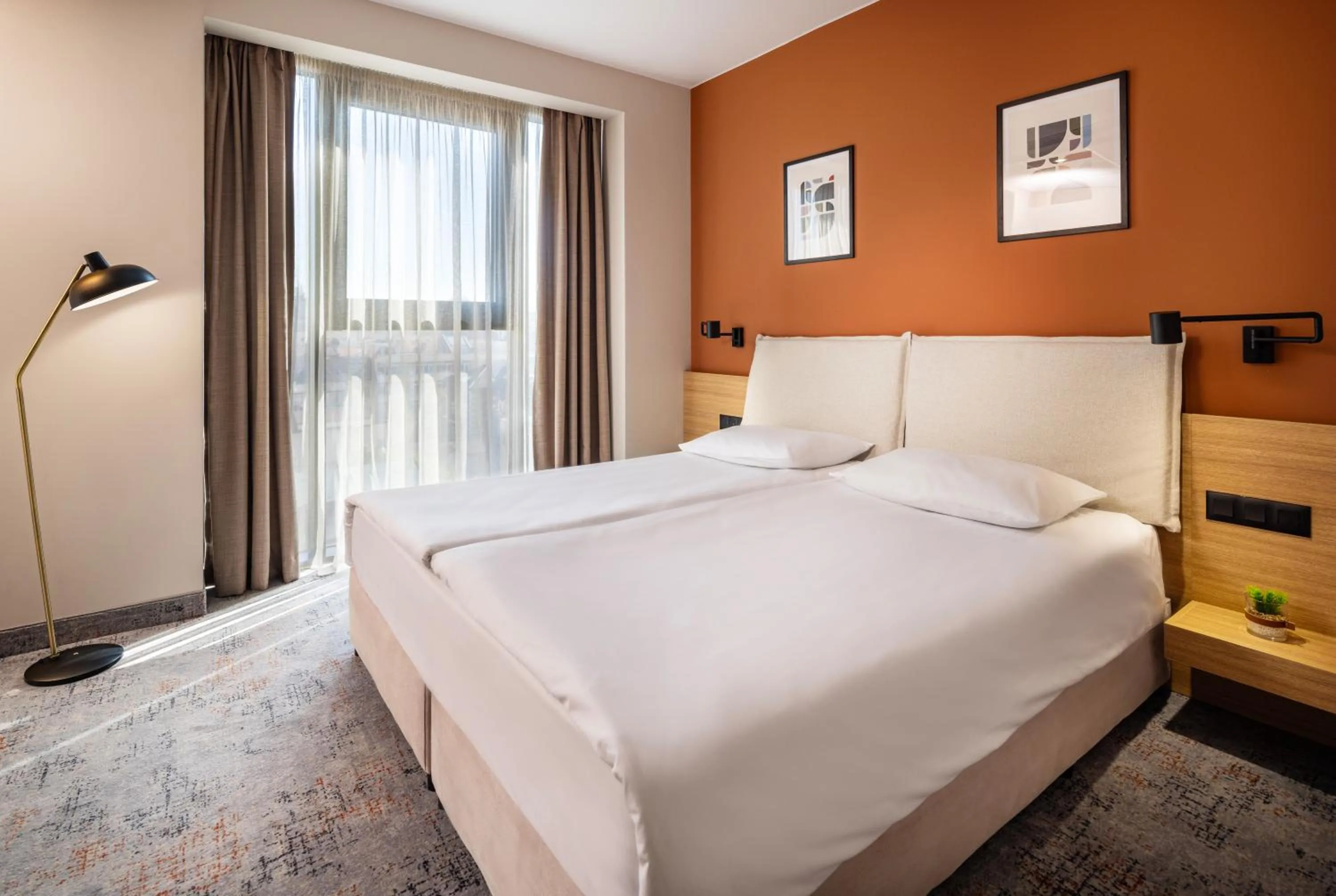 Bed in B1 Downtown Hotel