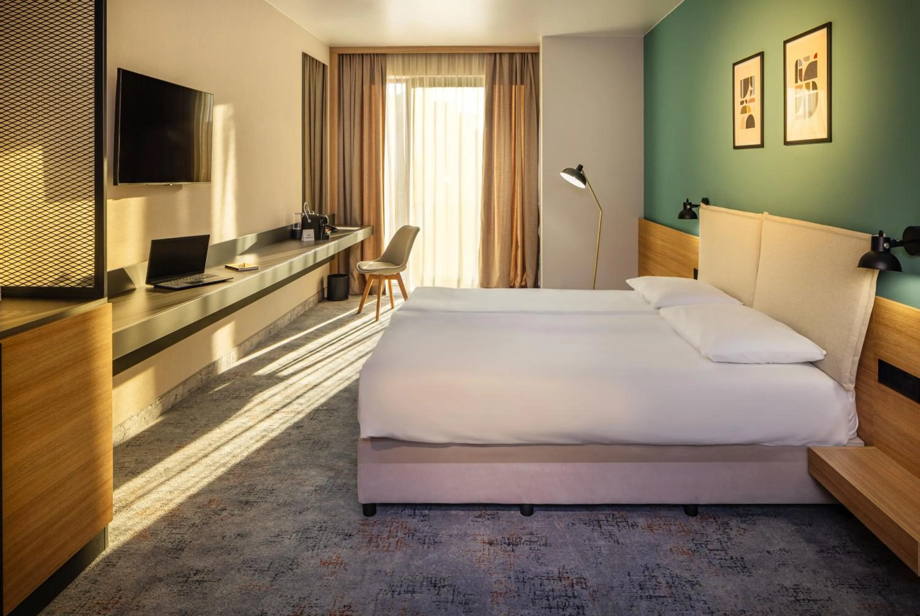 Bed in B1 Downtown Hotel