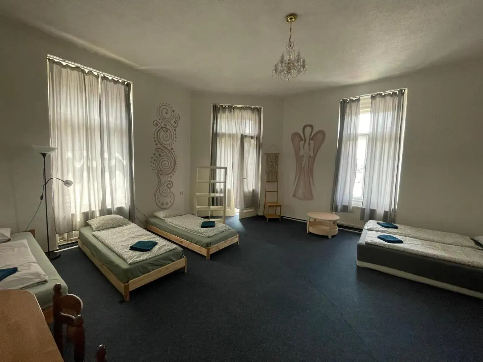 Quadruple Room with Balcony in Hostel Moravia Ostrava Quadruple Room with Balcony in Hostel Moravia Ostrava