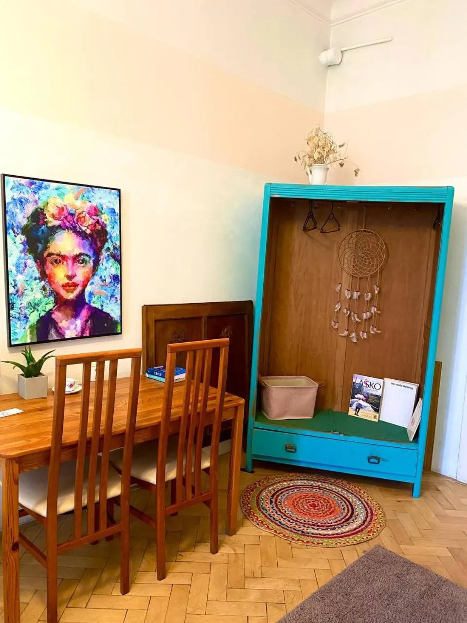 Decorative detail in Hostel Moravia Ostrava