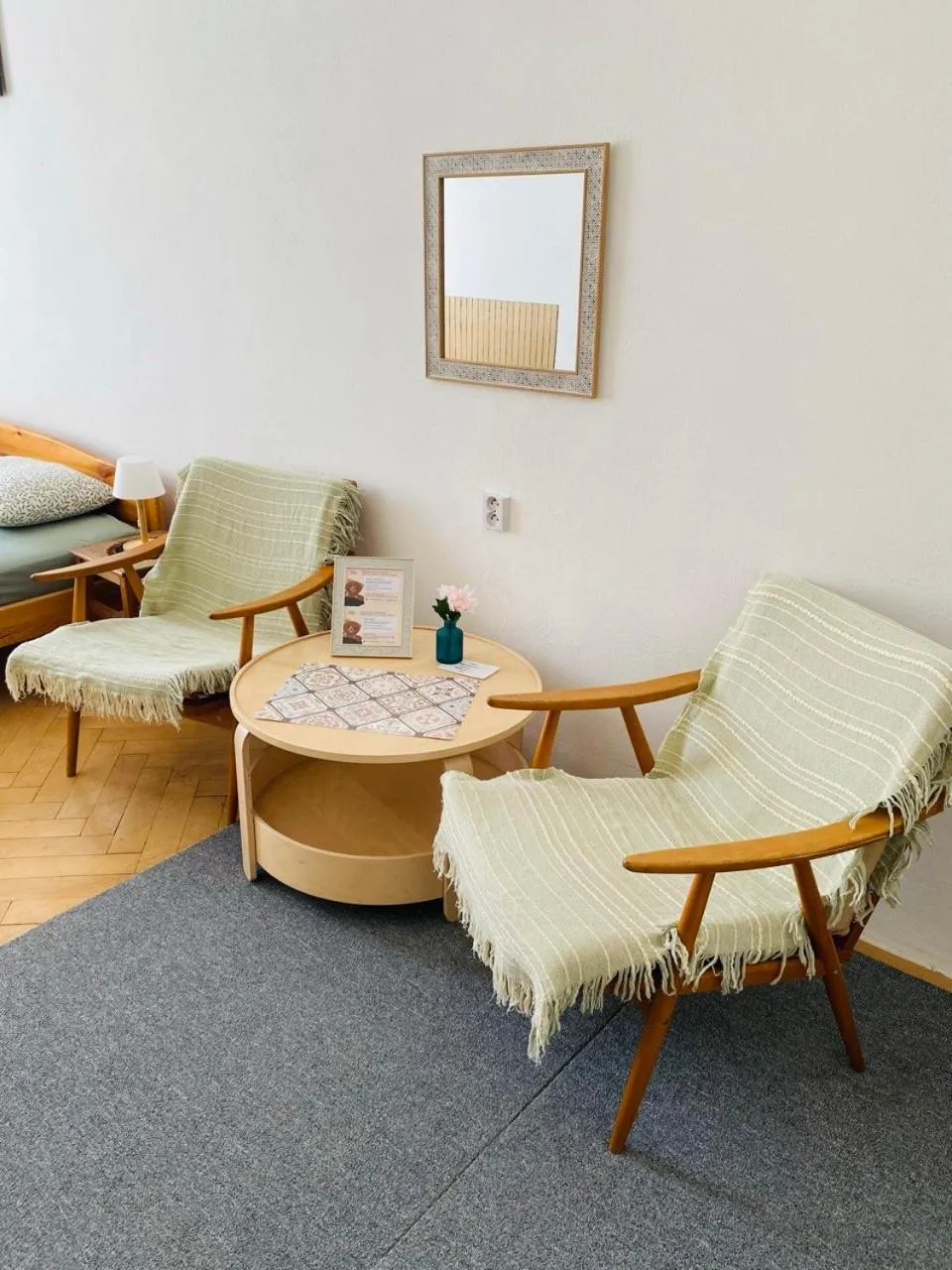 Seating area in Hostel Moravia Ostrava