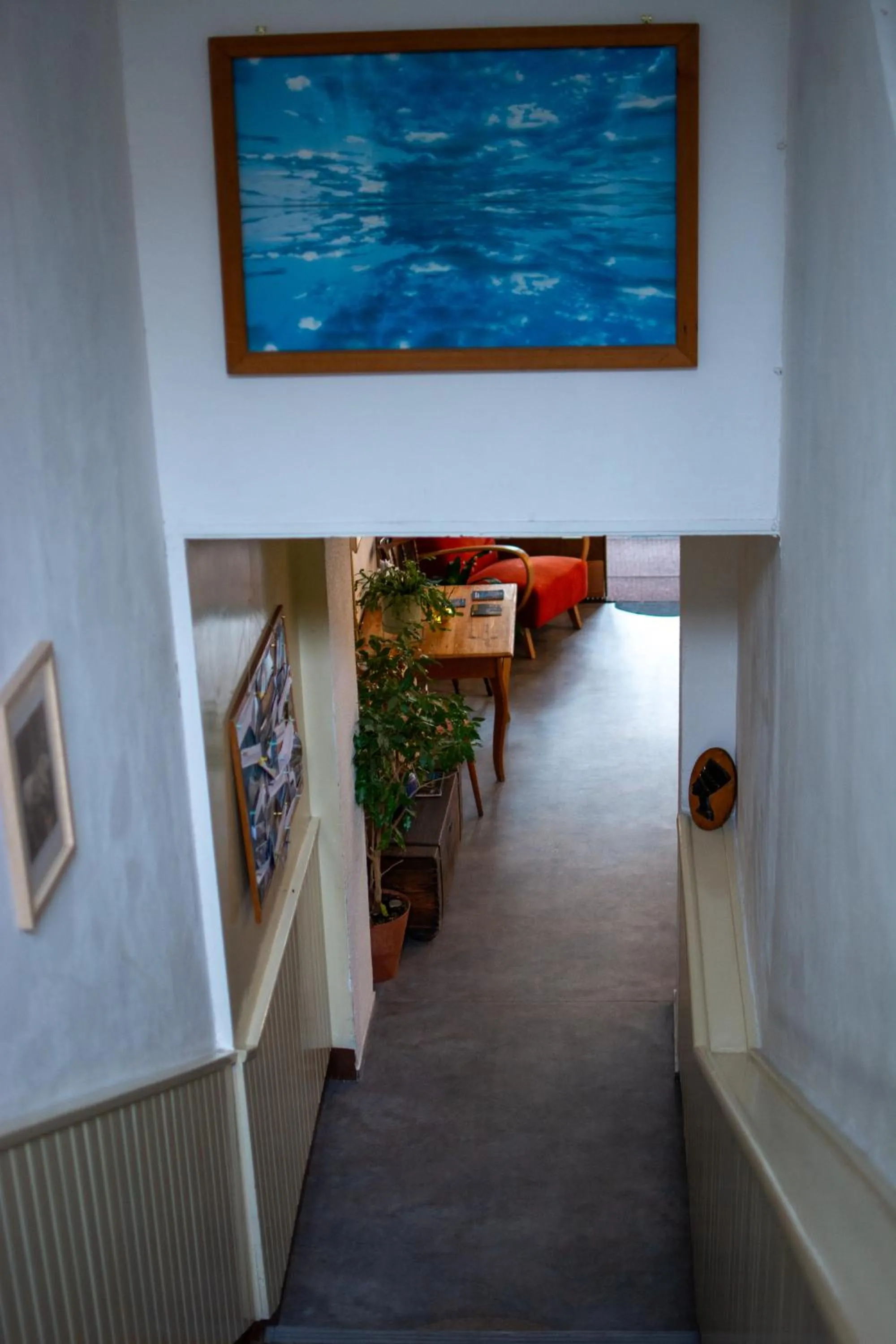 Decorative detail in Hostel Moravia Ostrava