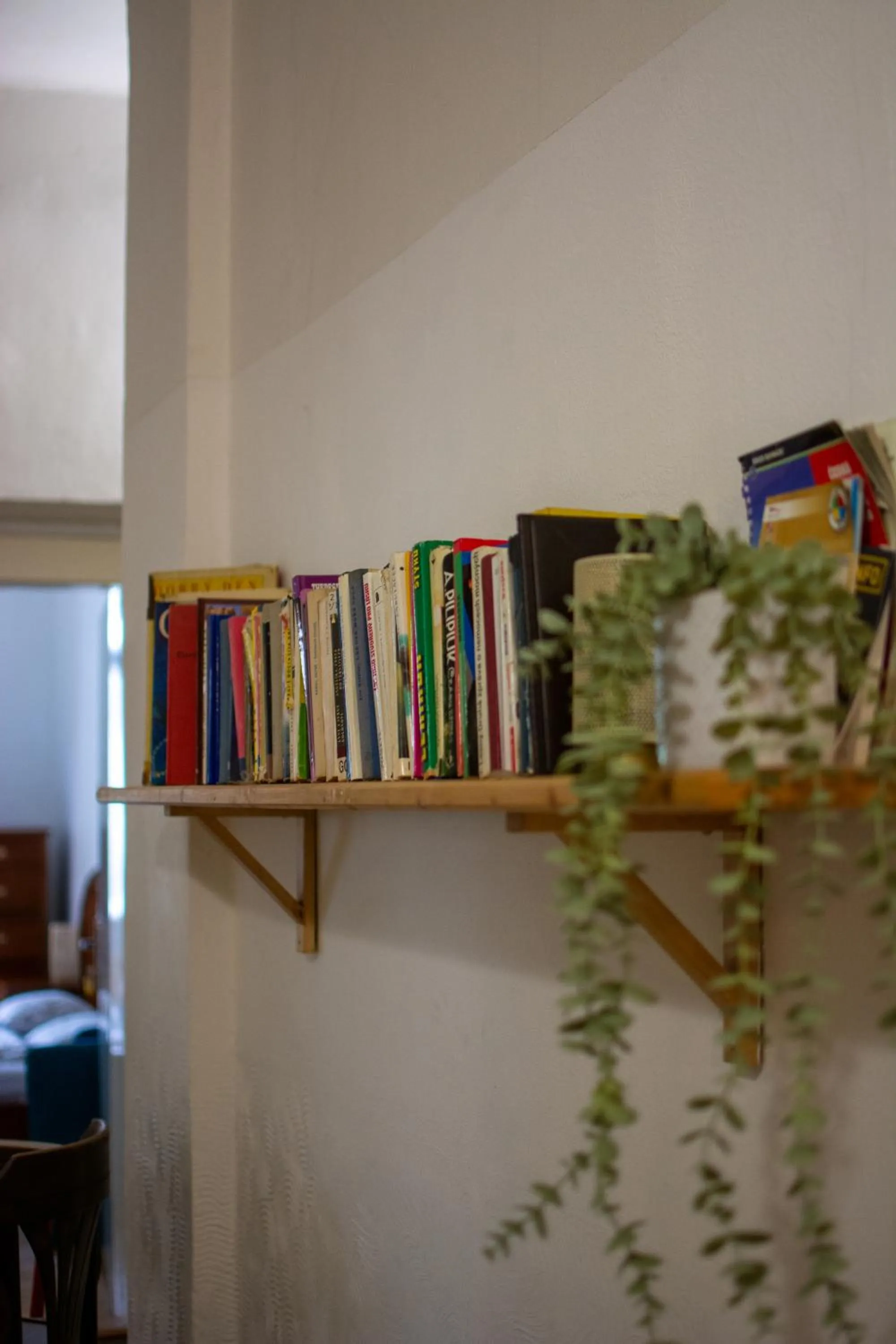 Library in Hostel Moravia Ostrava