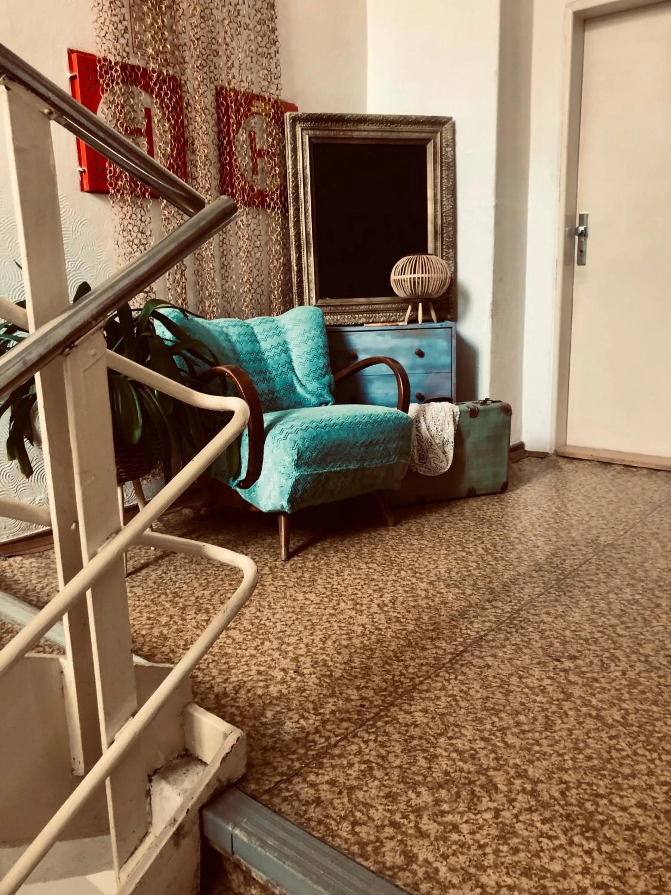 Seating area in Hostel Moravia Ostrava