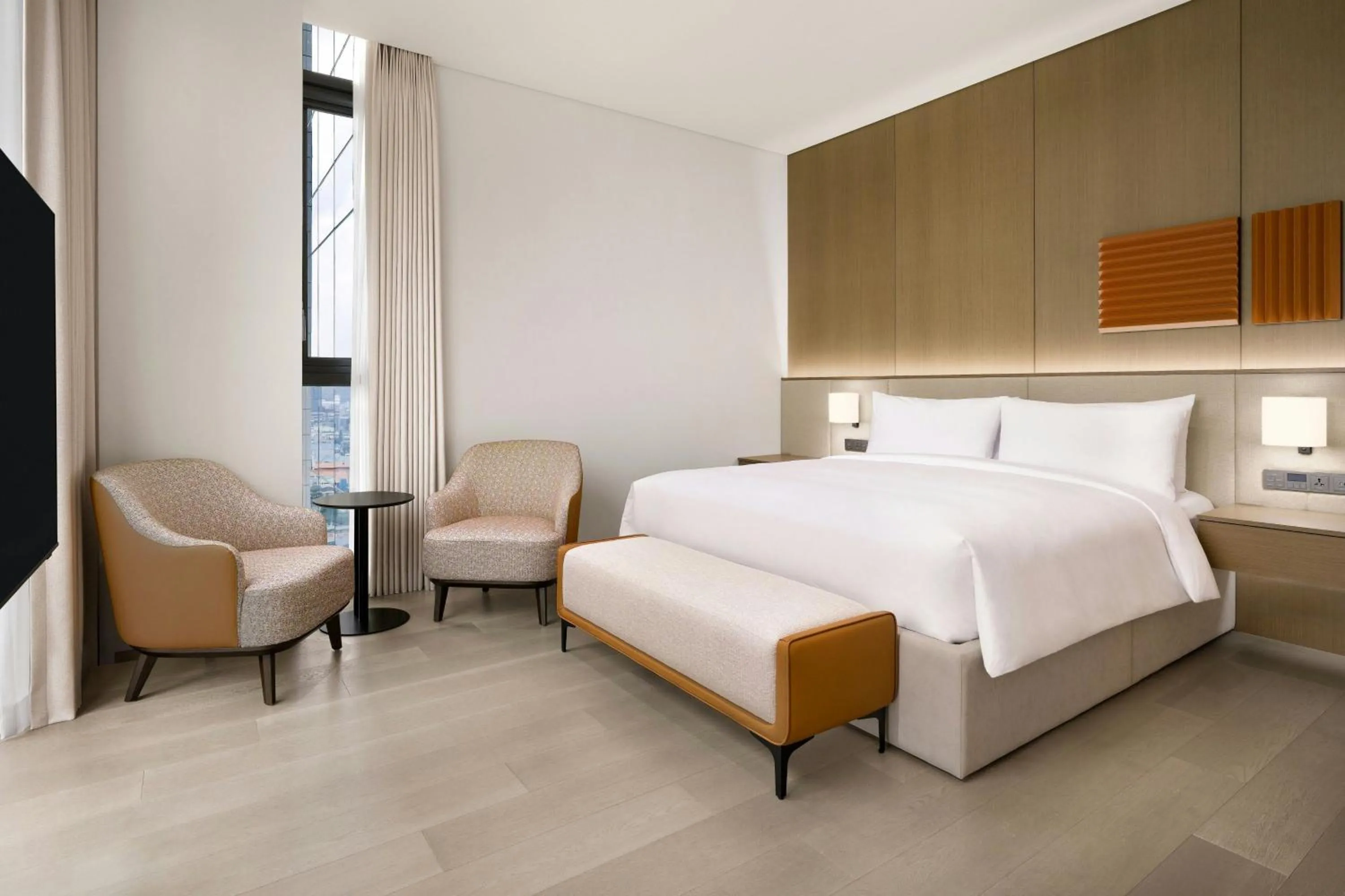 Bedroom, Bed in AC Hotel by Marriott Seoul Geumjeong