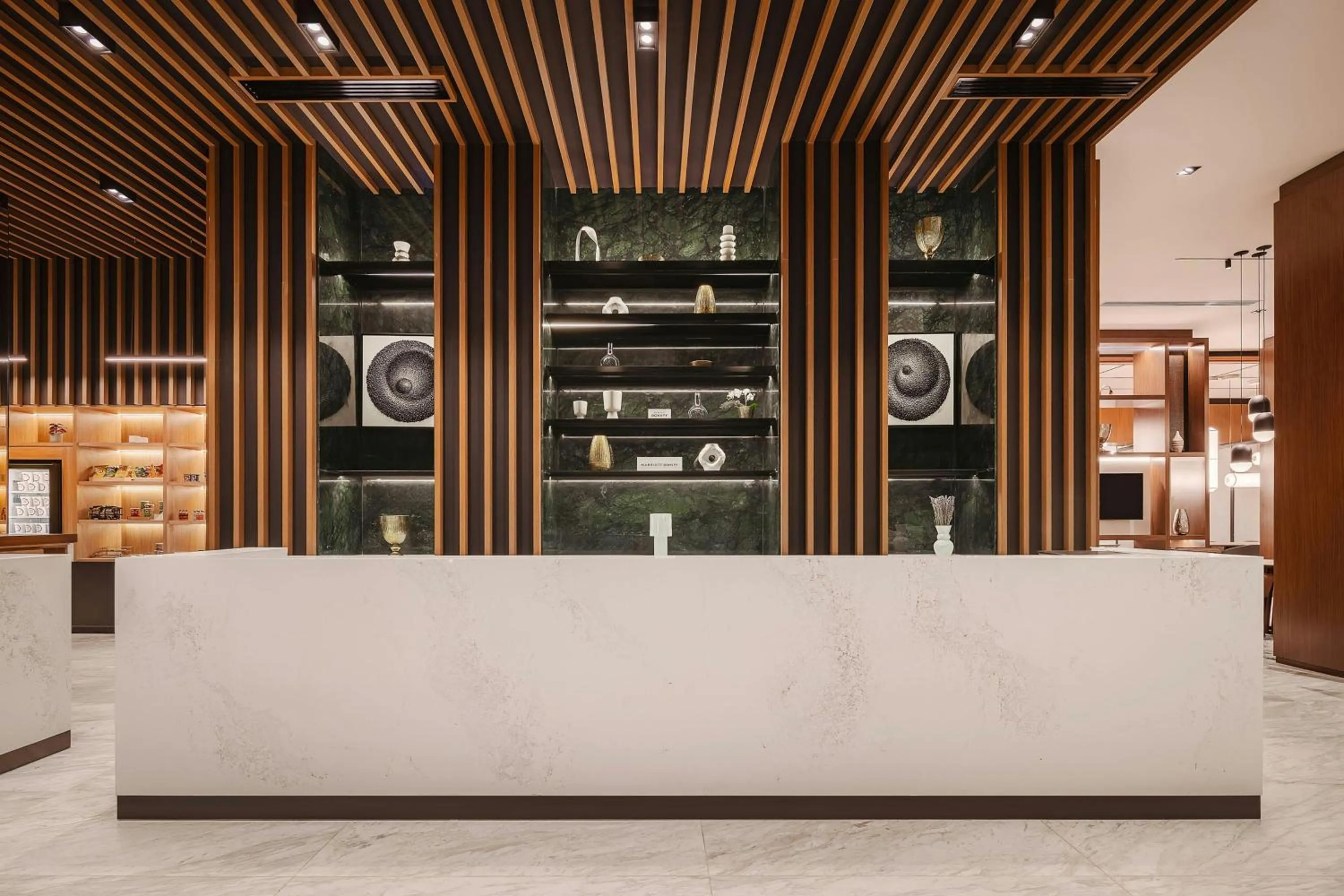 Lobby or reception in AC Hotel by Marriott Santiago de los Caballeros