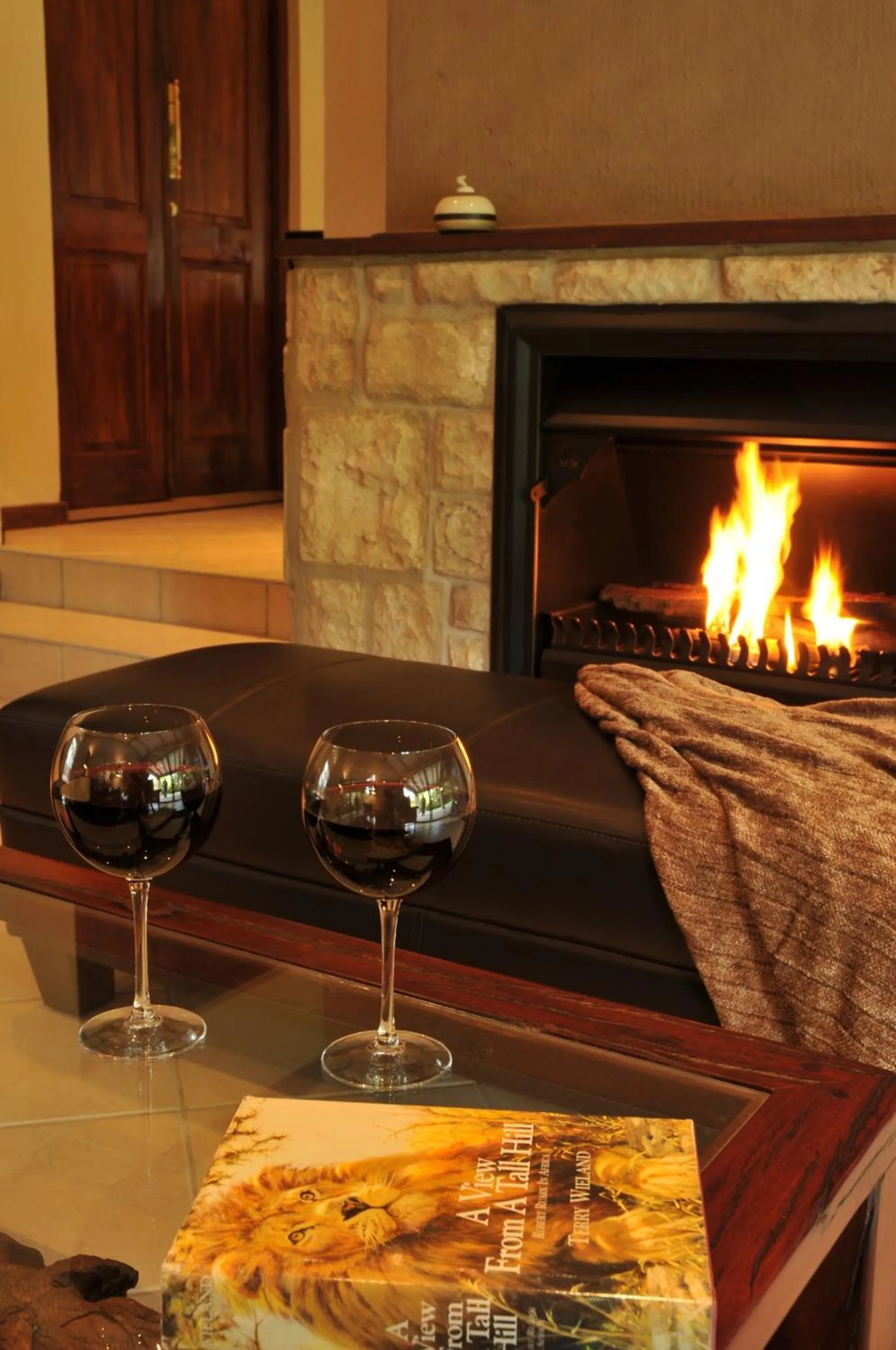 Decorative detail in Sand River Guest House