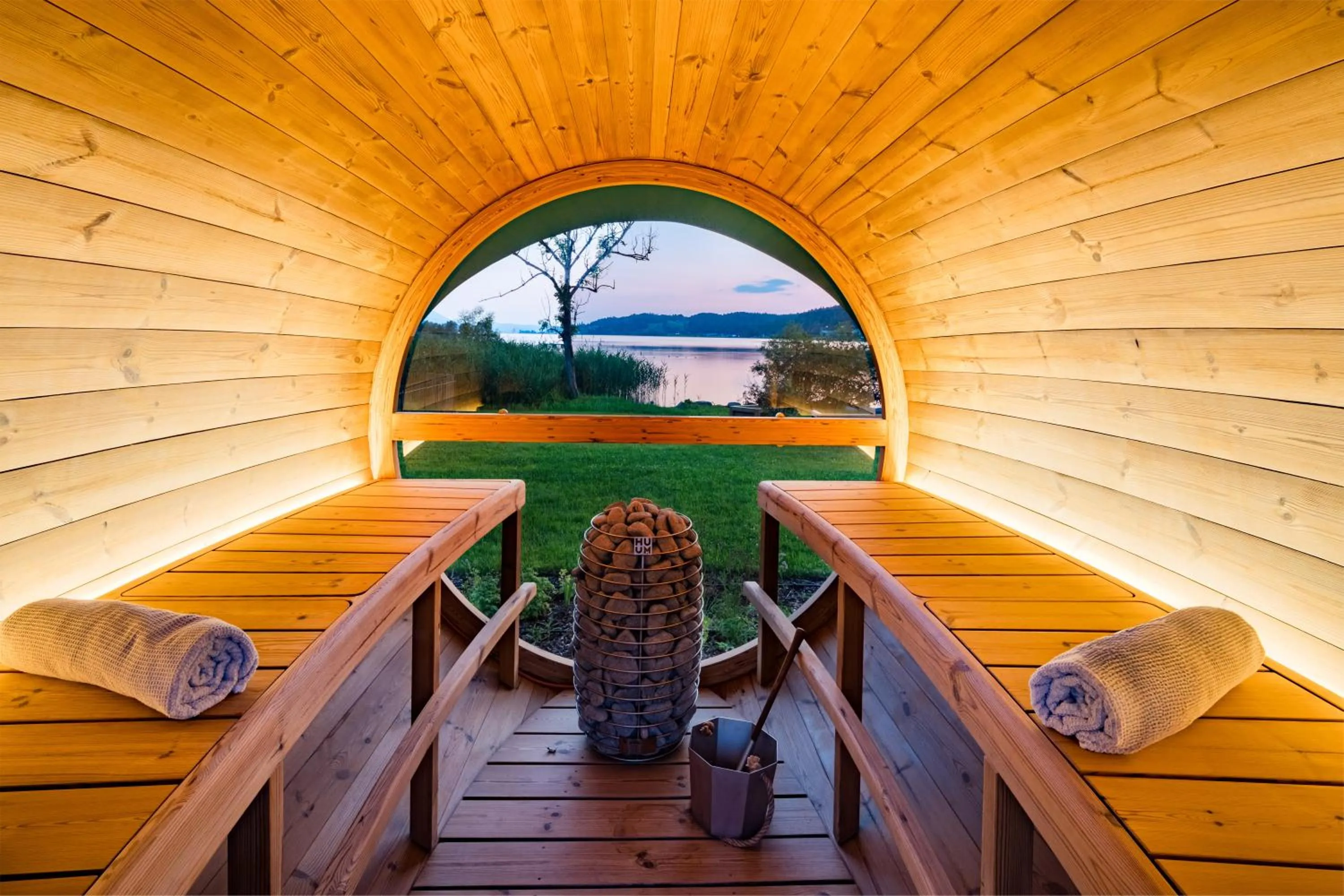 Sauna in Strandhotel Schmerikon