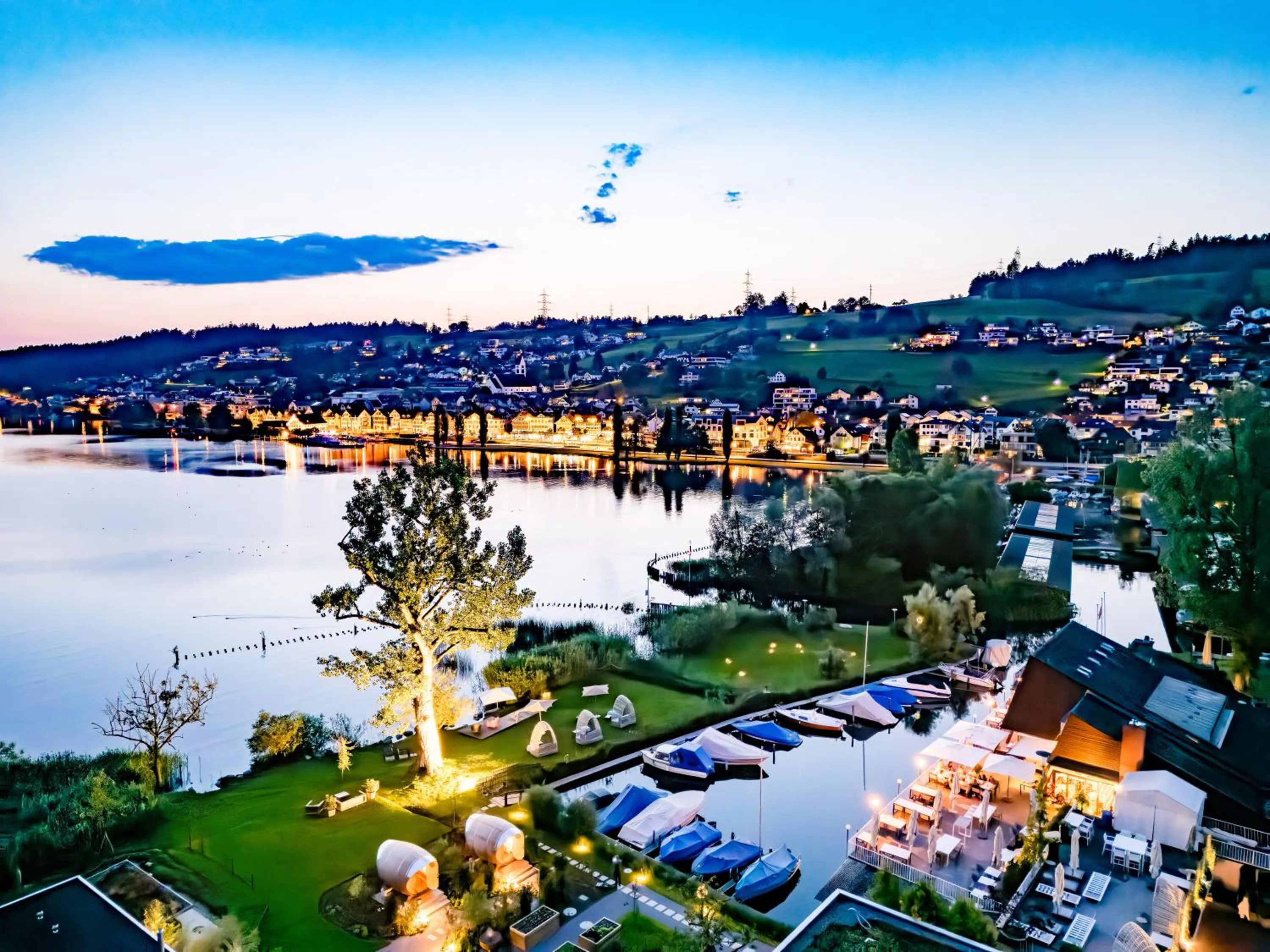 View (from property/room) in Strandhotel Schmerikon