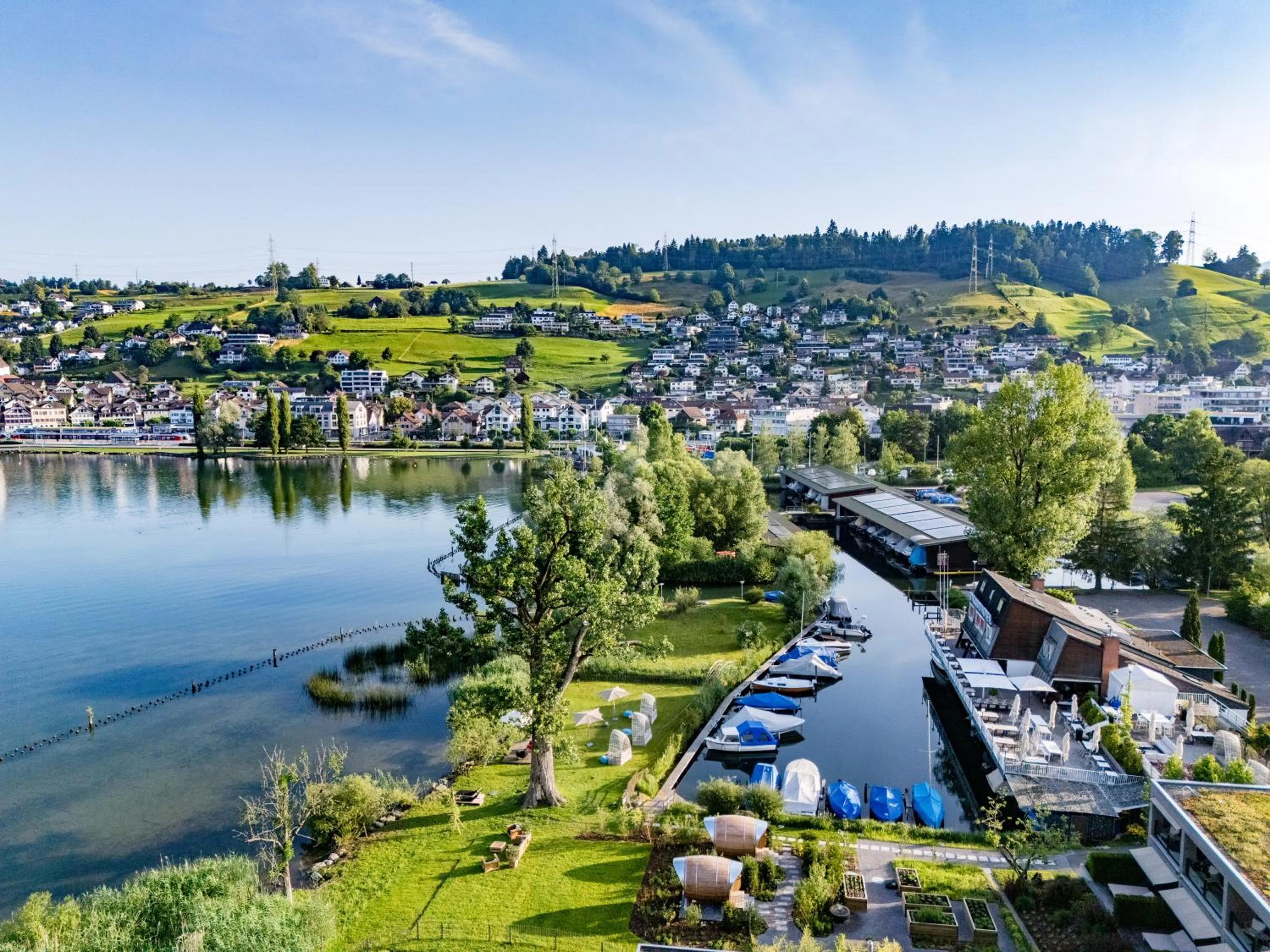 Natural landscape in Strandhotel Schmerikon