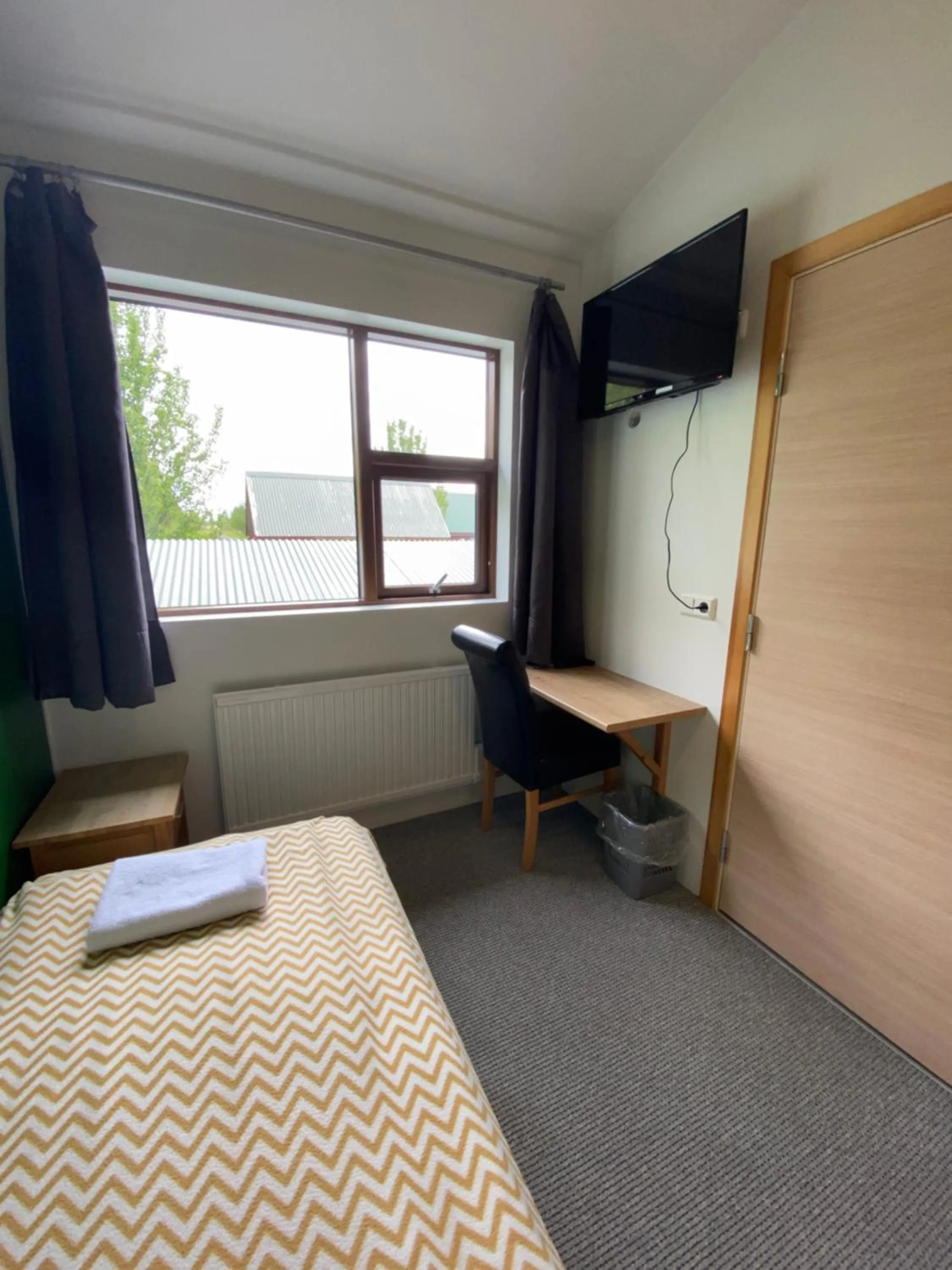 Bed in Hörgsland Guesthouse