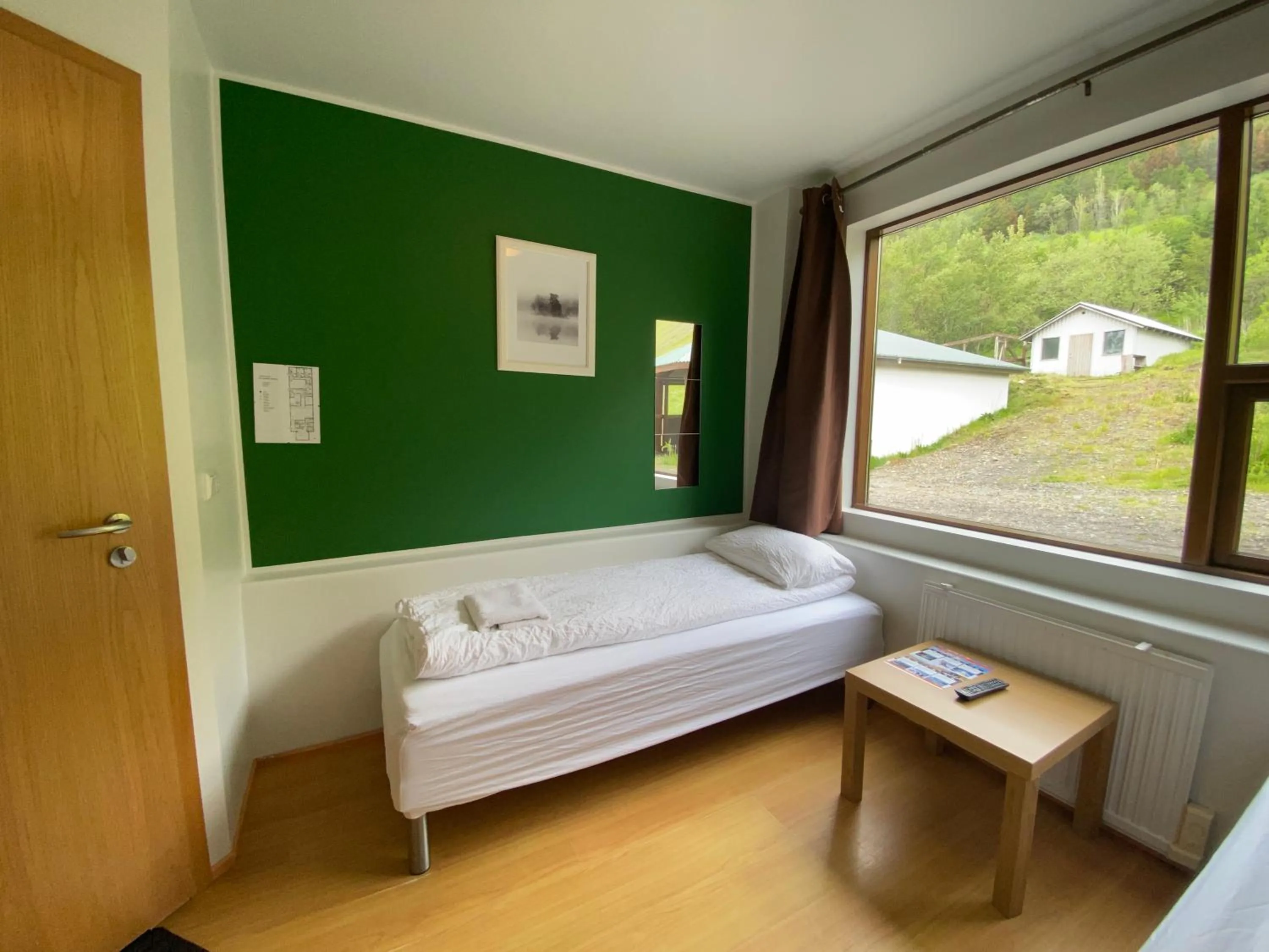 Bed in Hörgsland Guesthouse