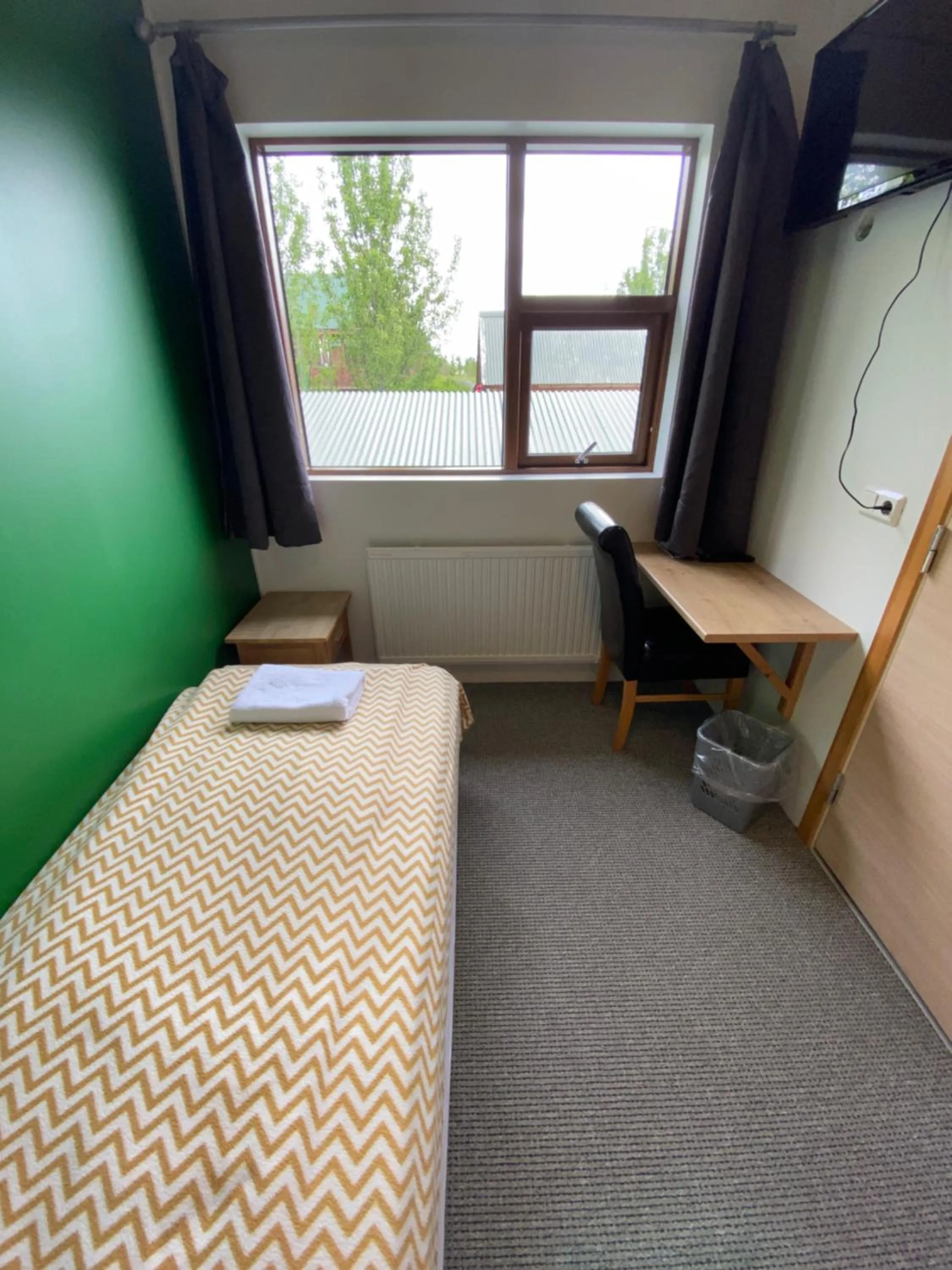 Bed in Hörgsland Guesthouse