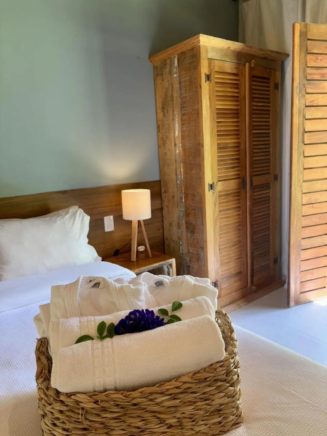 Bed in Angá Beach Hotel