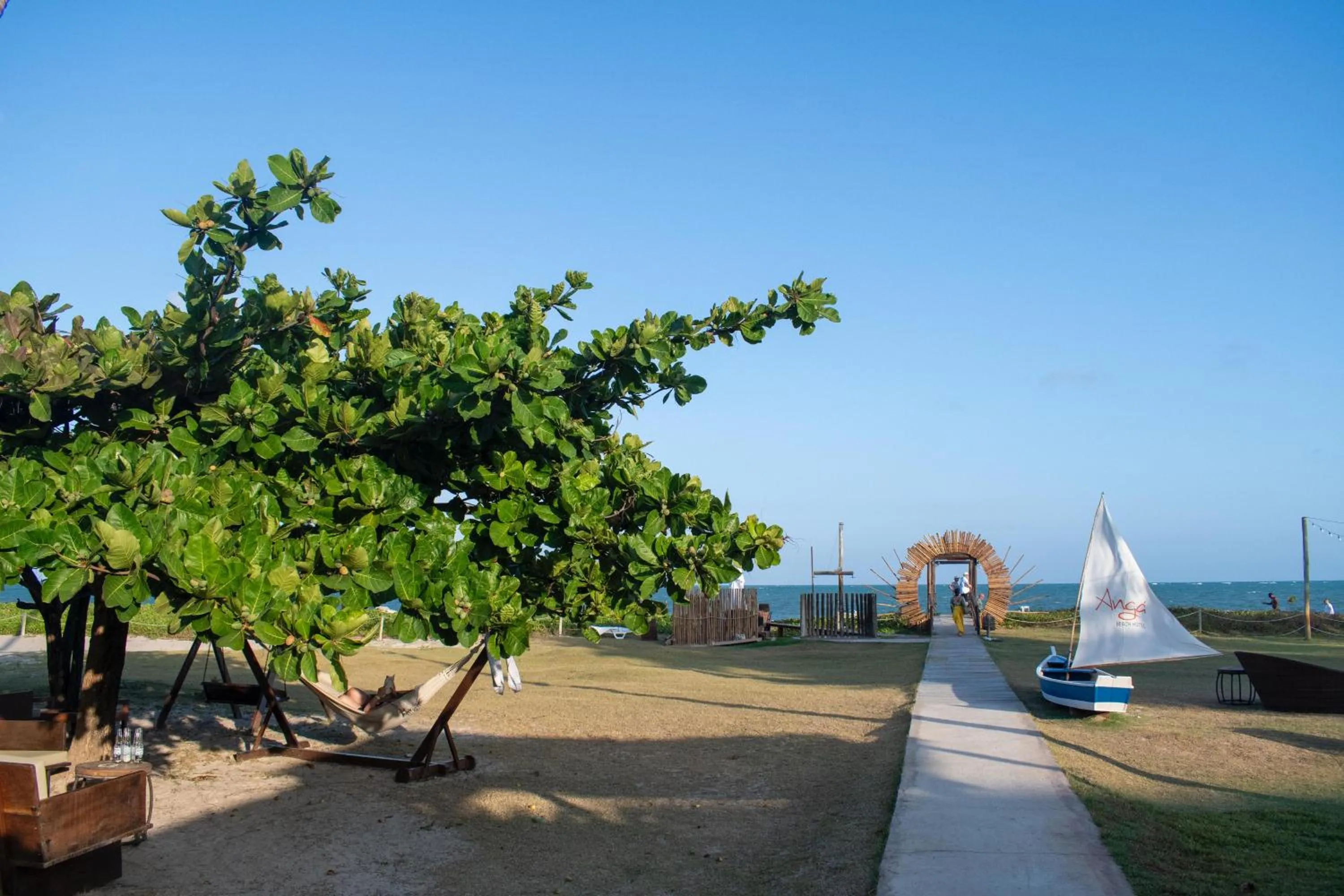 Garden in Angá Beach Hotel
