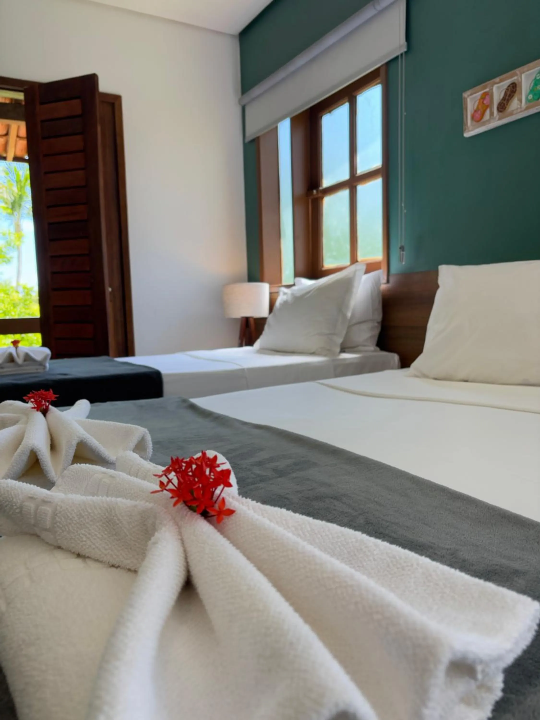 Decorative detail, Bed in Angá Beach Hotel