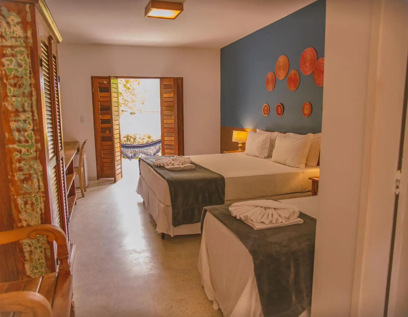 Bed in Angá Beach Hotel