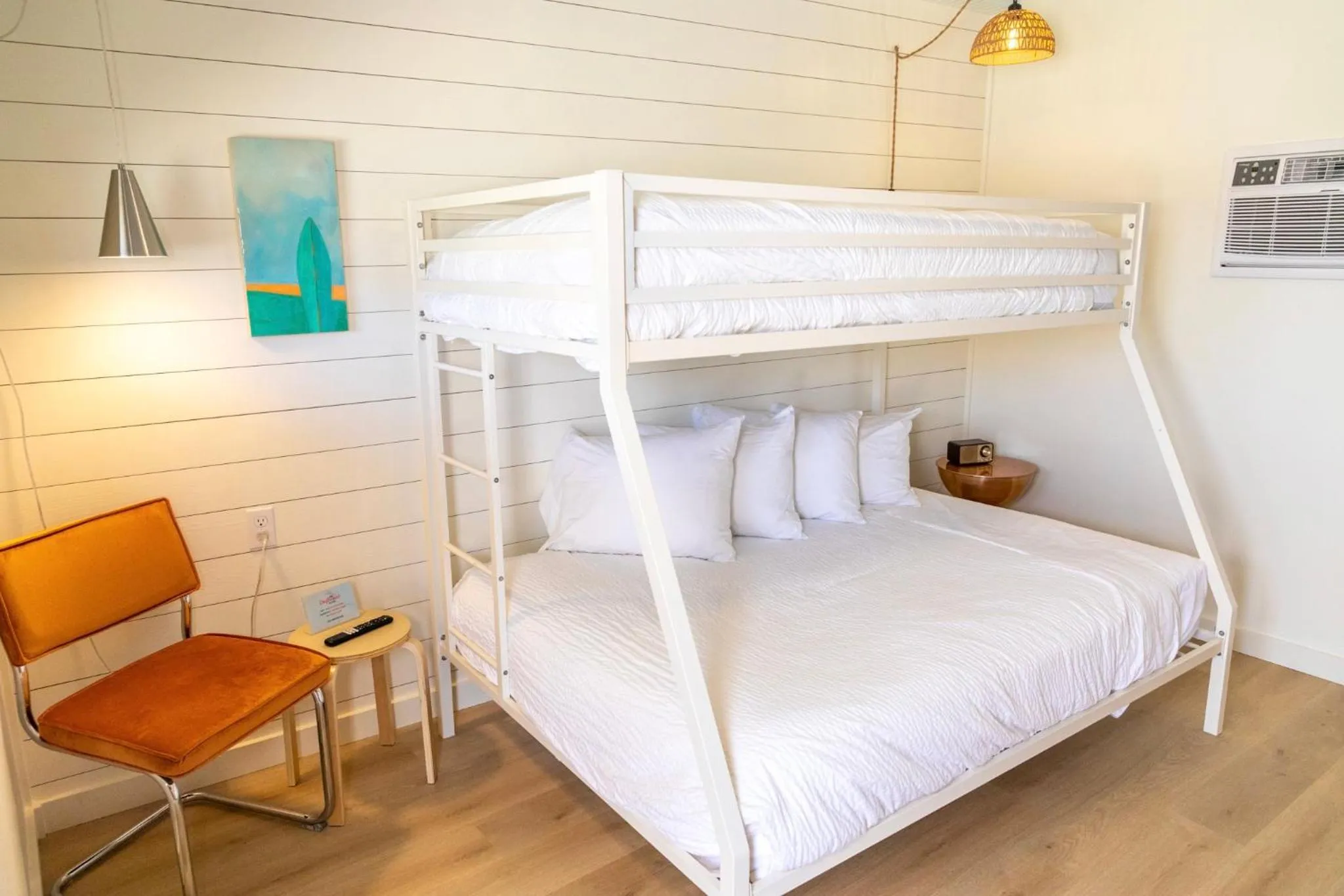 Bed in Driftwood Motel