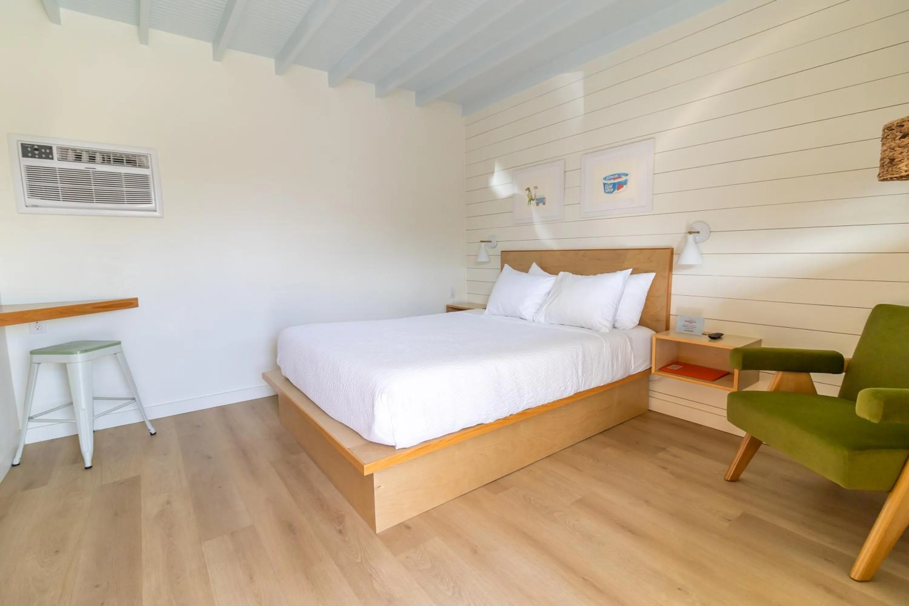 Bed in Driftwood Motel