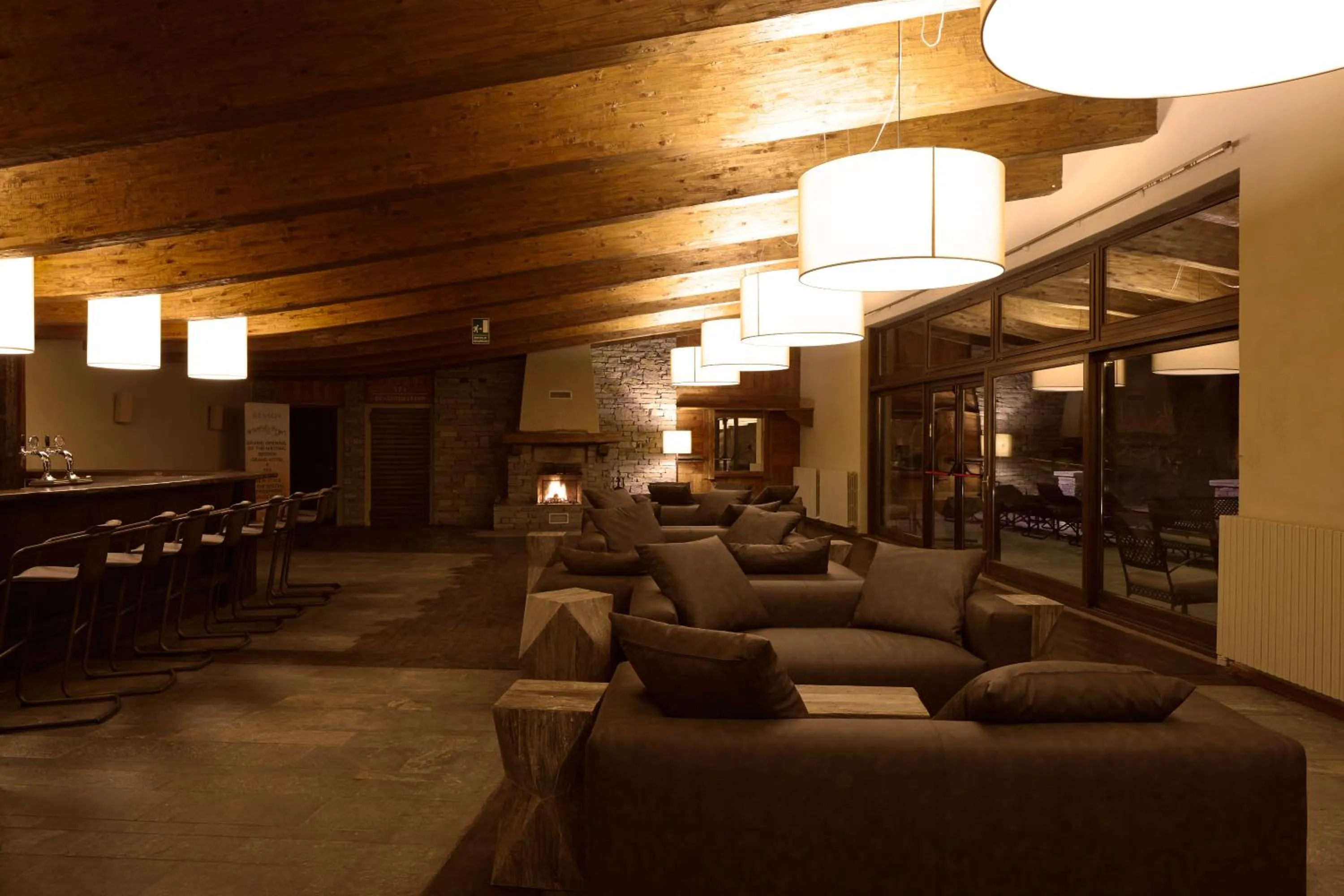 Living room in Chaberton Lodge & Spa