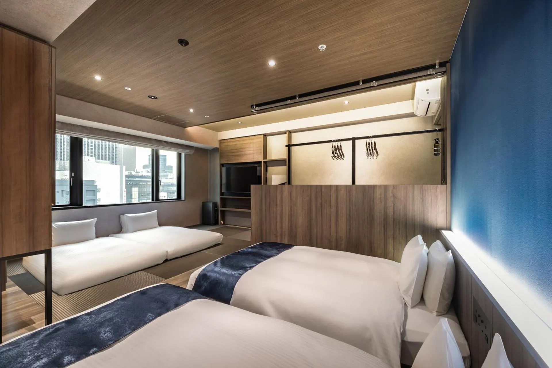 Photo of the whole room, Bed in &Here OSAKA NAMBA