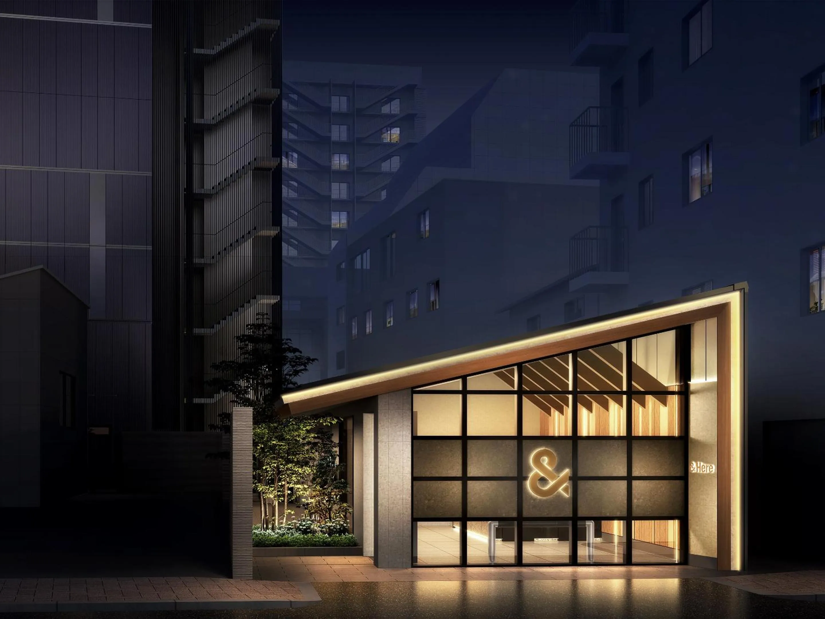 Property building in &Here OSAKA NAMBA