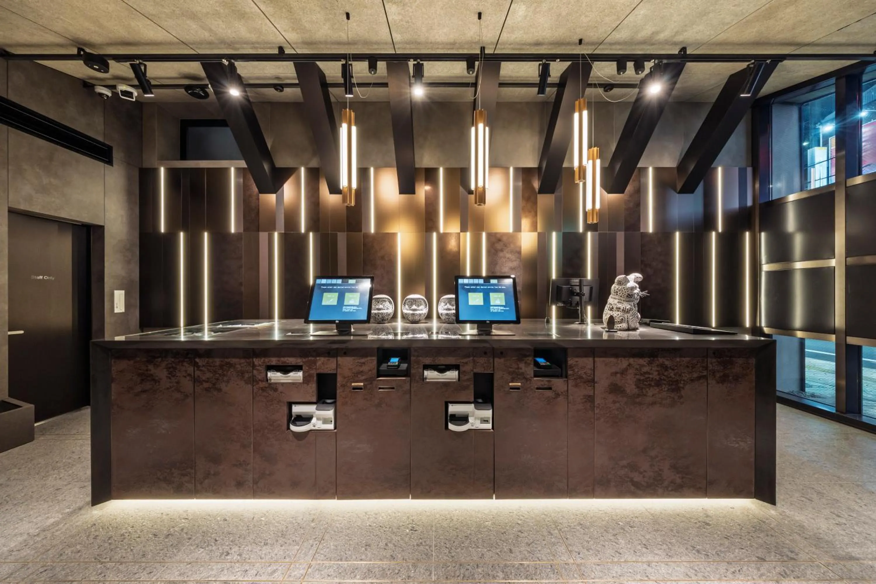 Lobby or reception in &Here OSAKA NAMBA