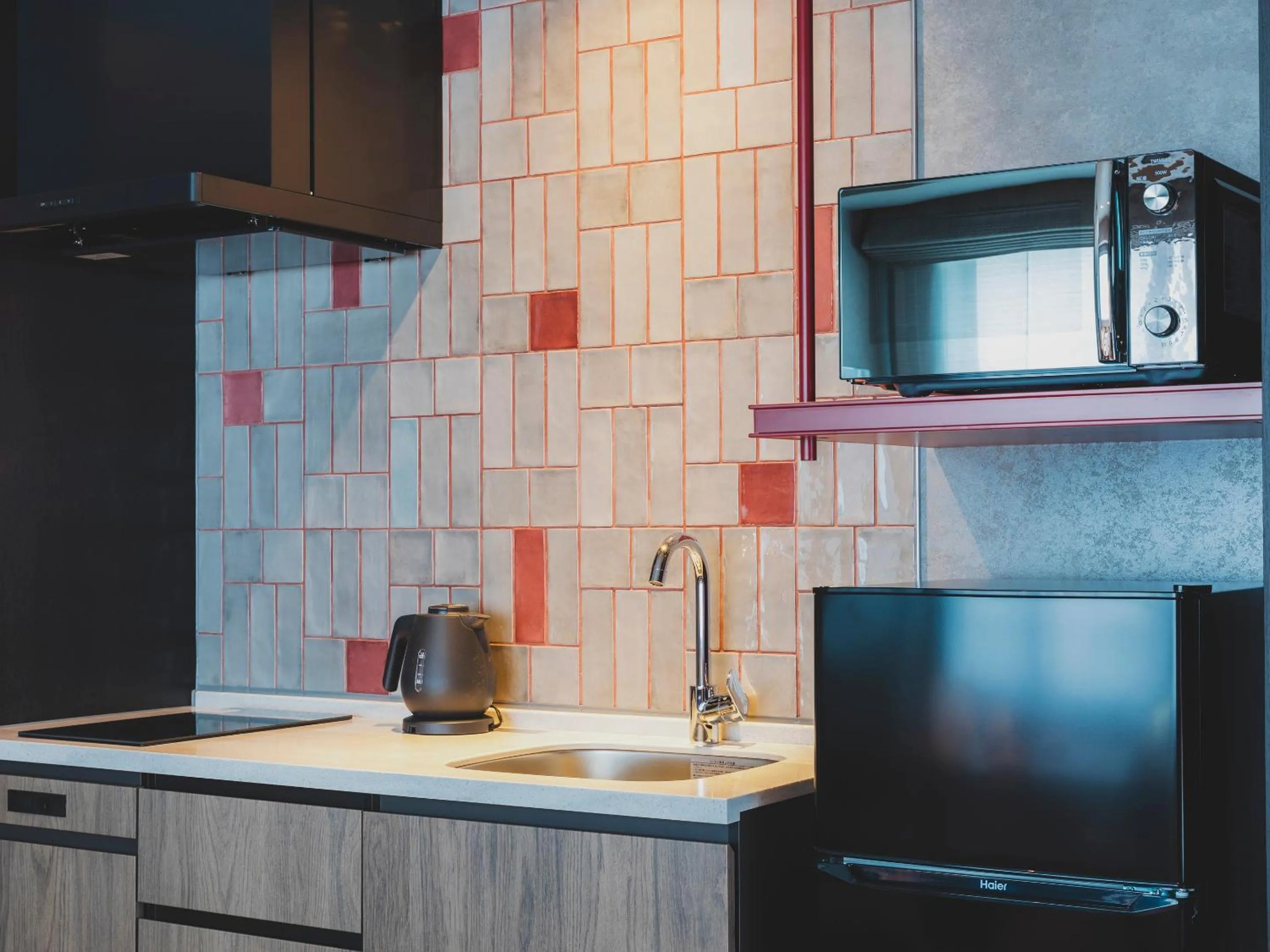 Kitchen or kitchenette in &Here OSAKA NAMBA