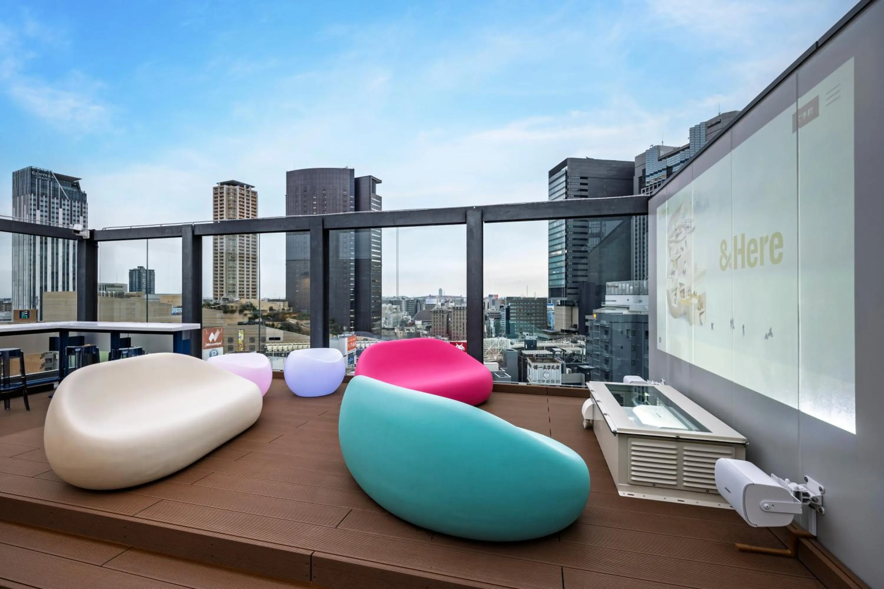 Balcony/Terrace in &Here OSAKA NAMBA