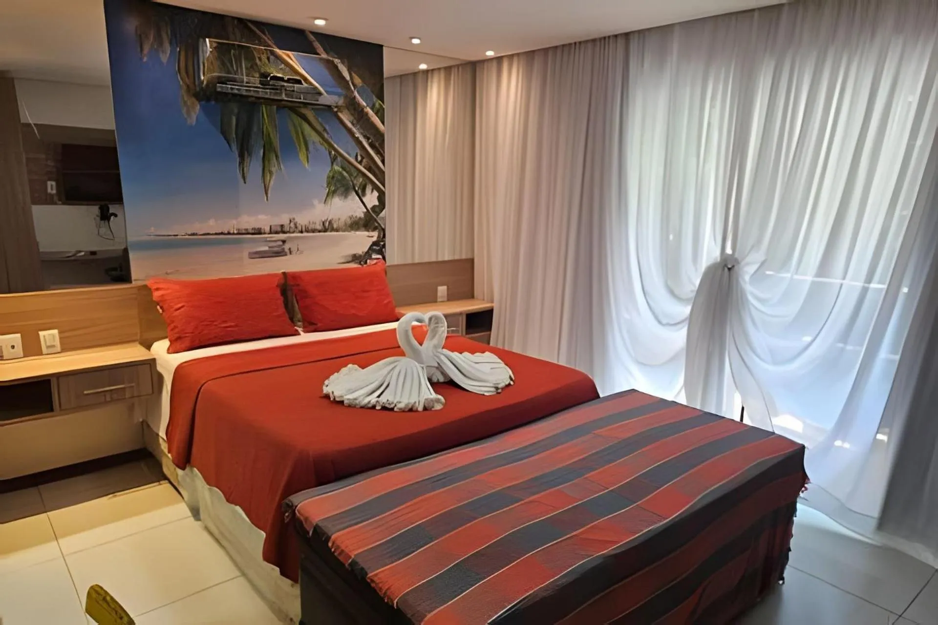 Bed in Villas do Pratagy