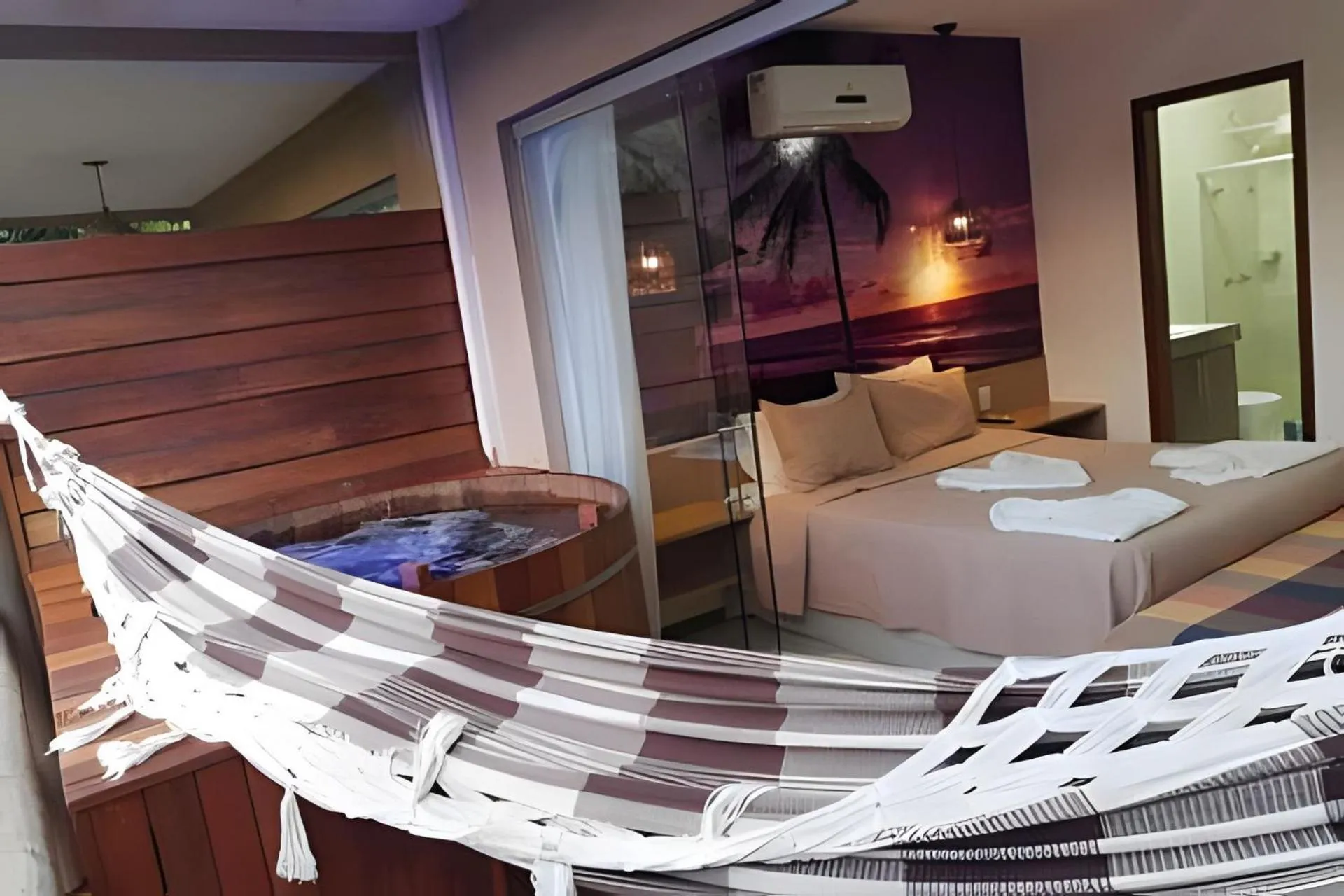 Bed in Villas do Pratagy