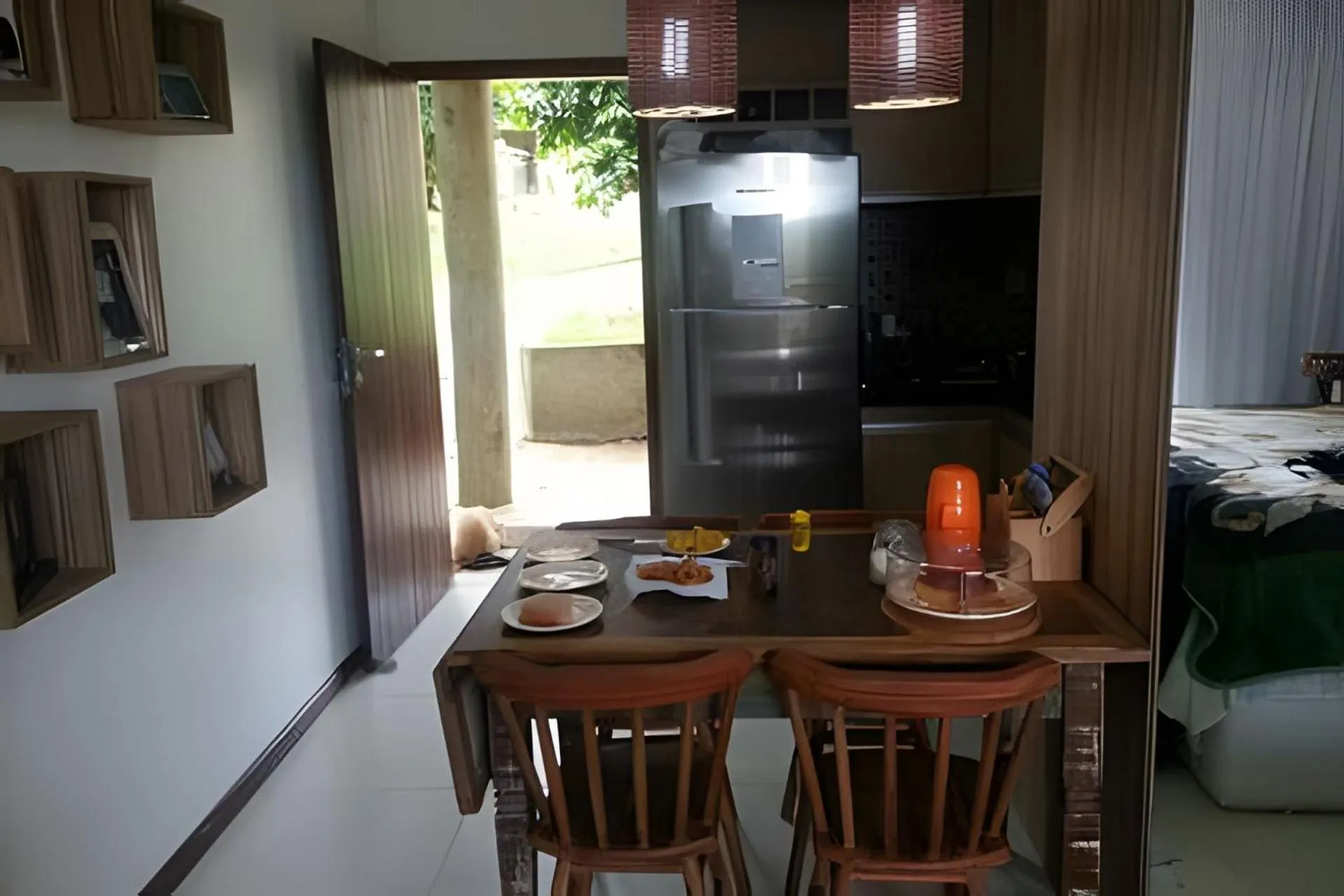 Kitchen or kitchenette in Villas do Pratagy