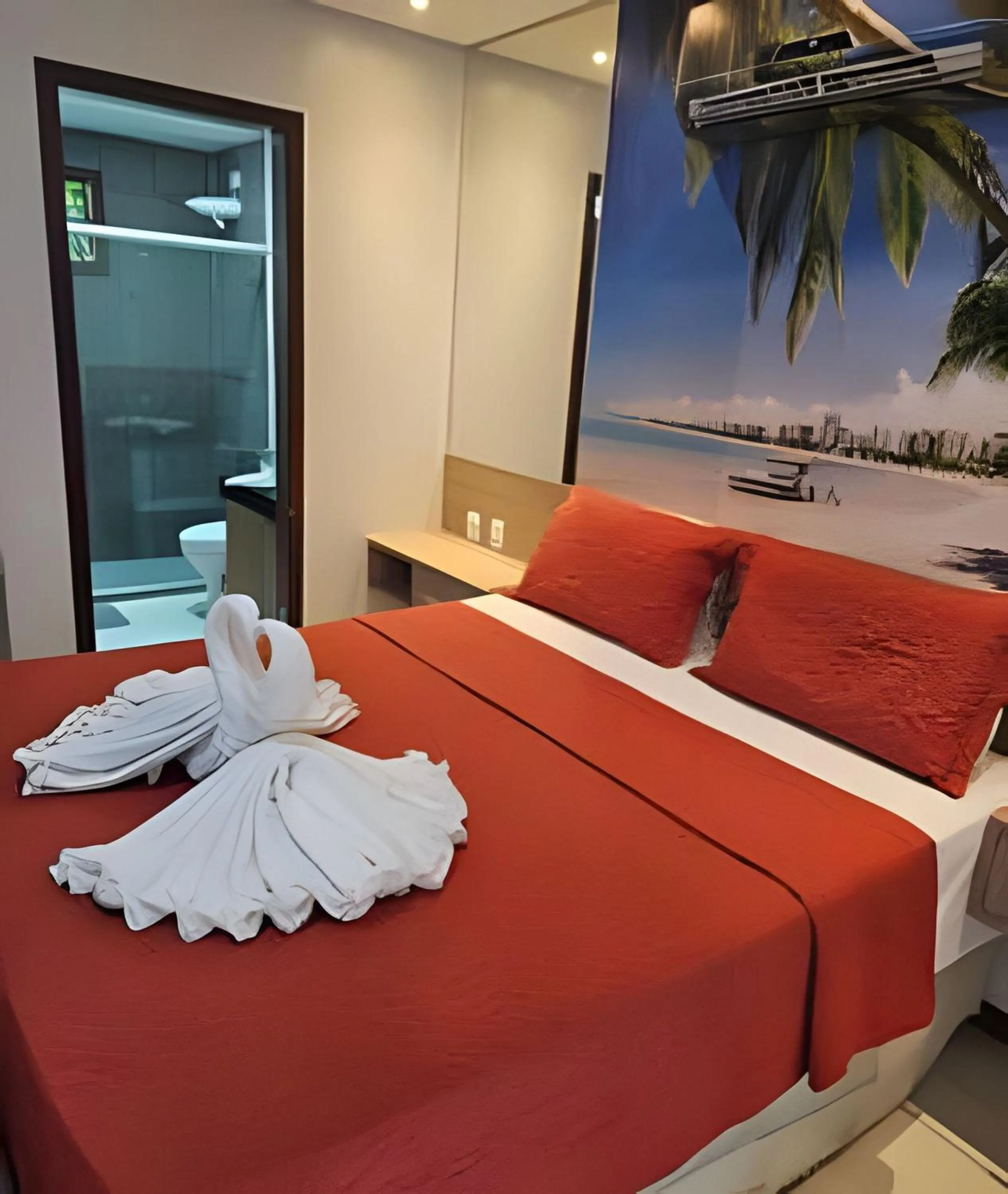 Bed in Villas do Pratagy