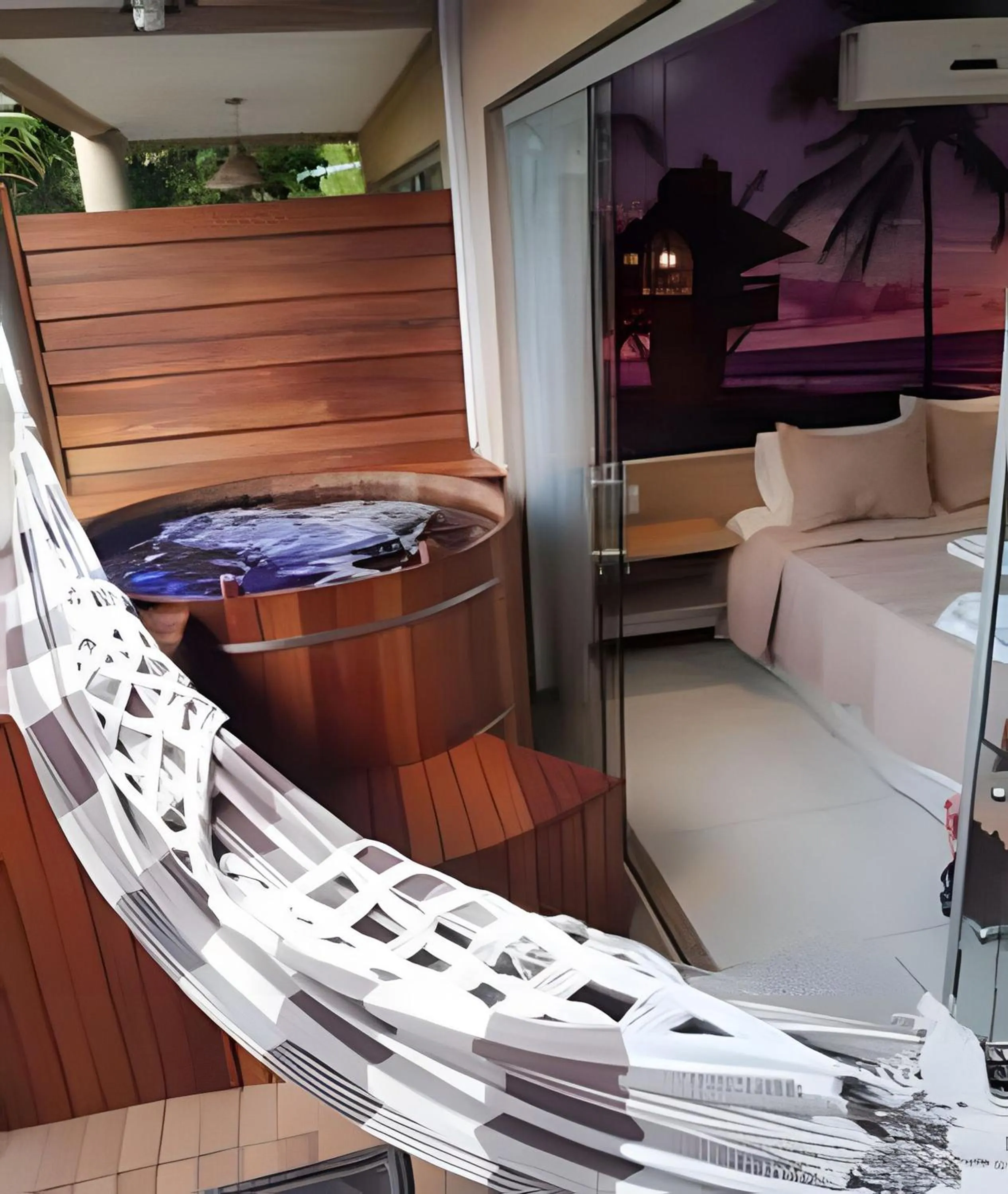 Bed in Villas do Pratagy