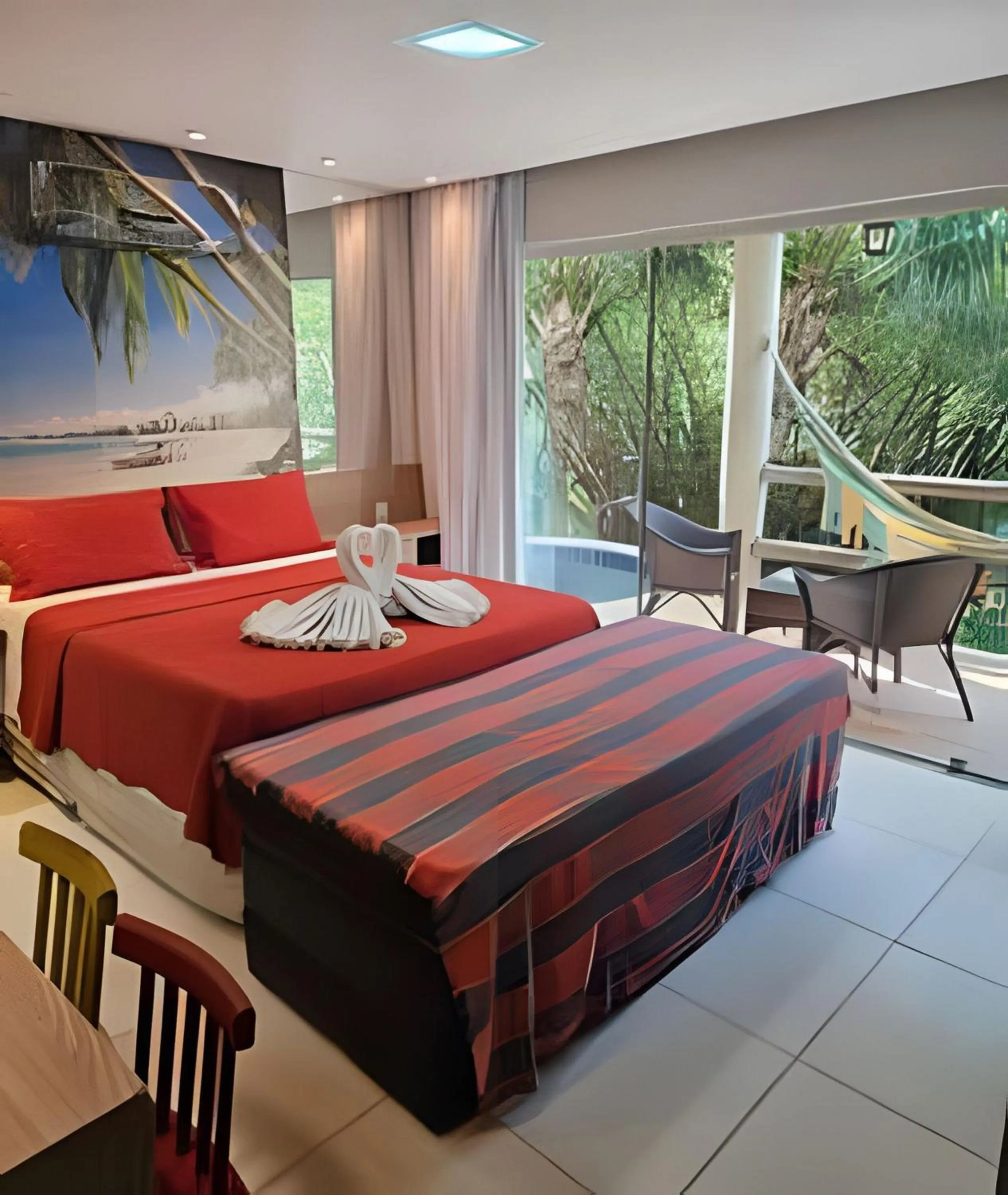 Bed in Villas do Pratagy