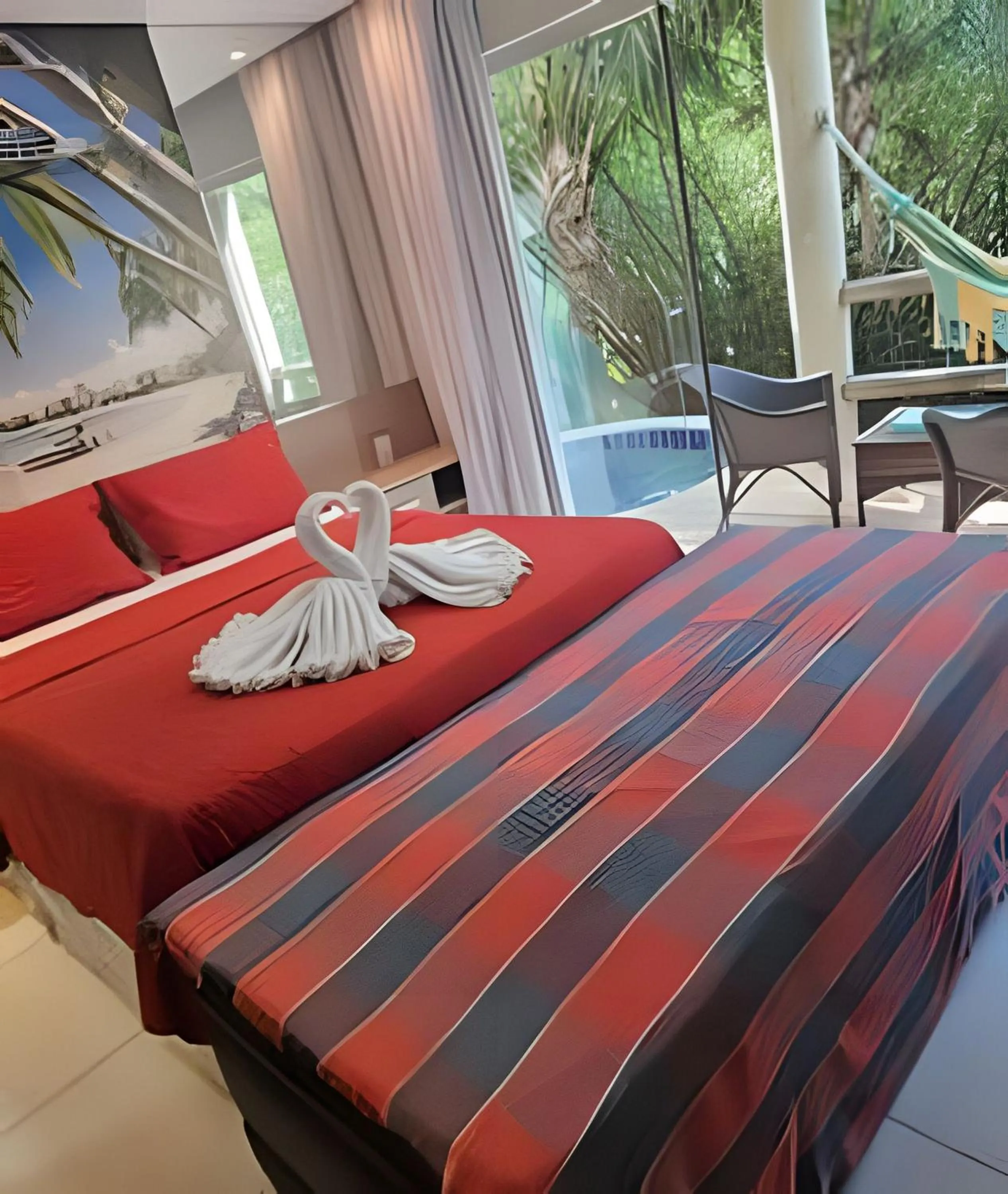 Bed in Villas do Pratagy
