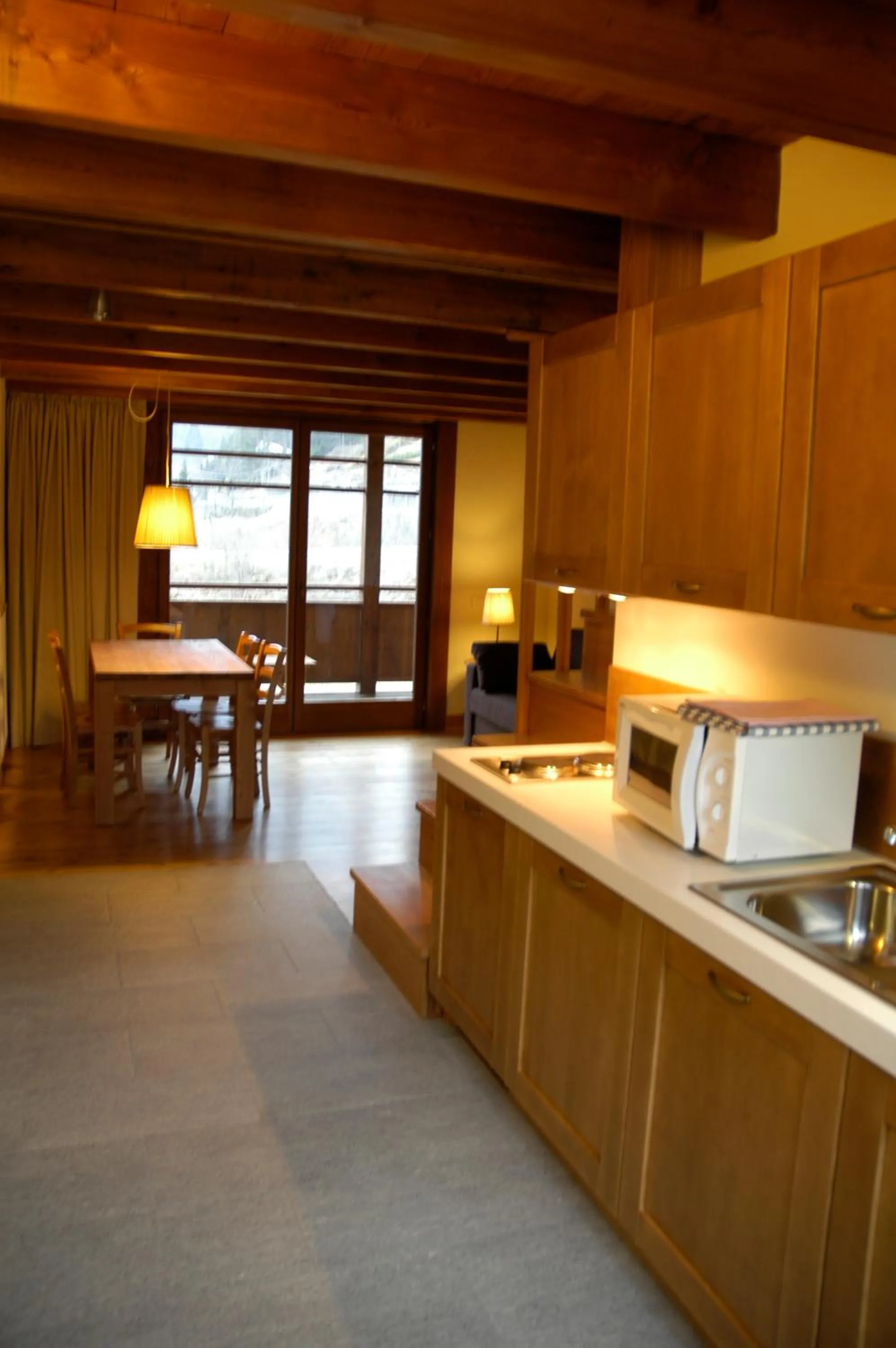 Kitchen or kitchenette in Pietre Gemelle Resort