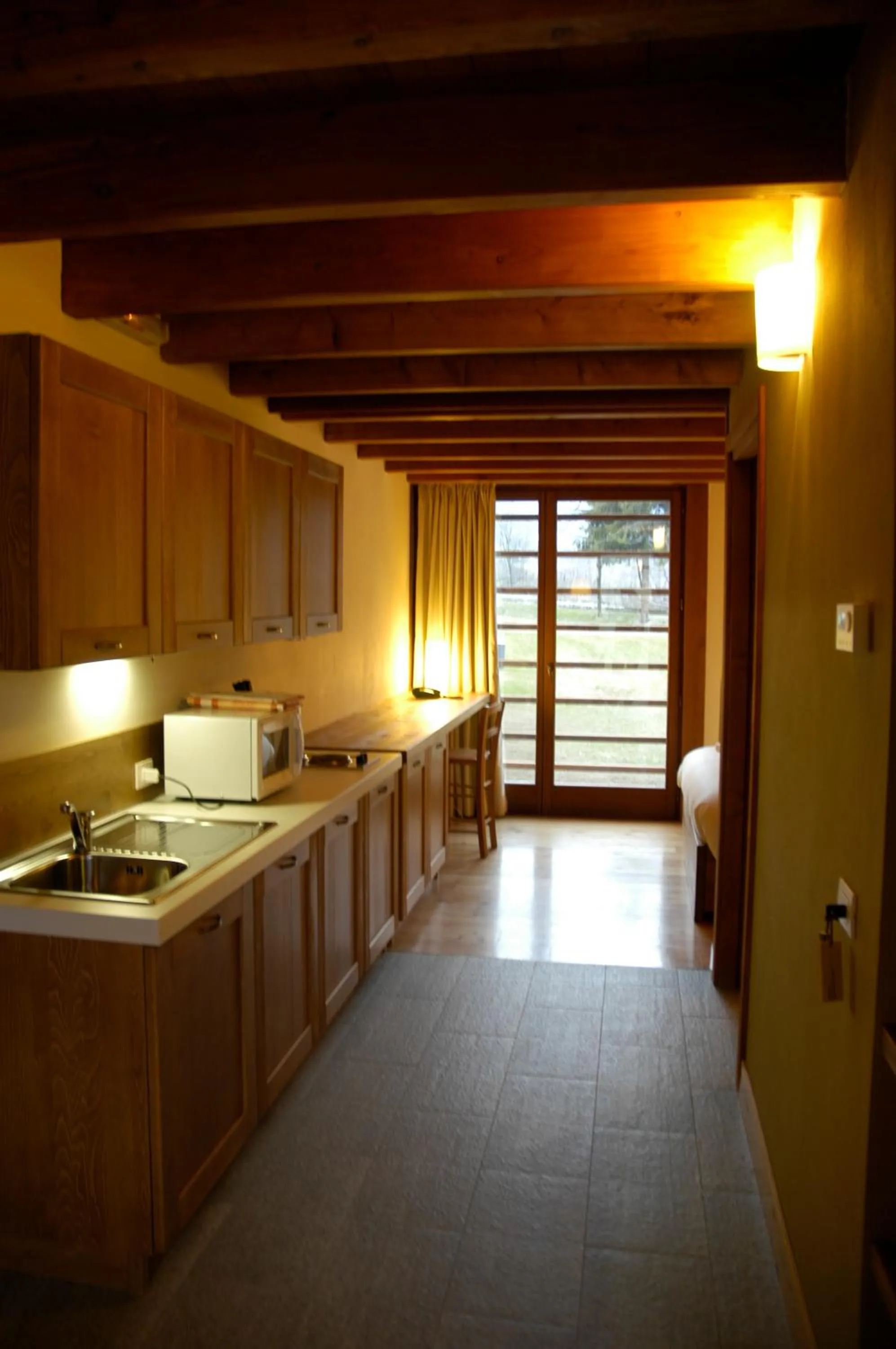 Kitchen or kitchenette in Pietre Gemelle Resort